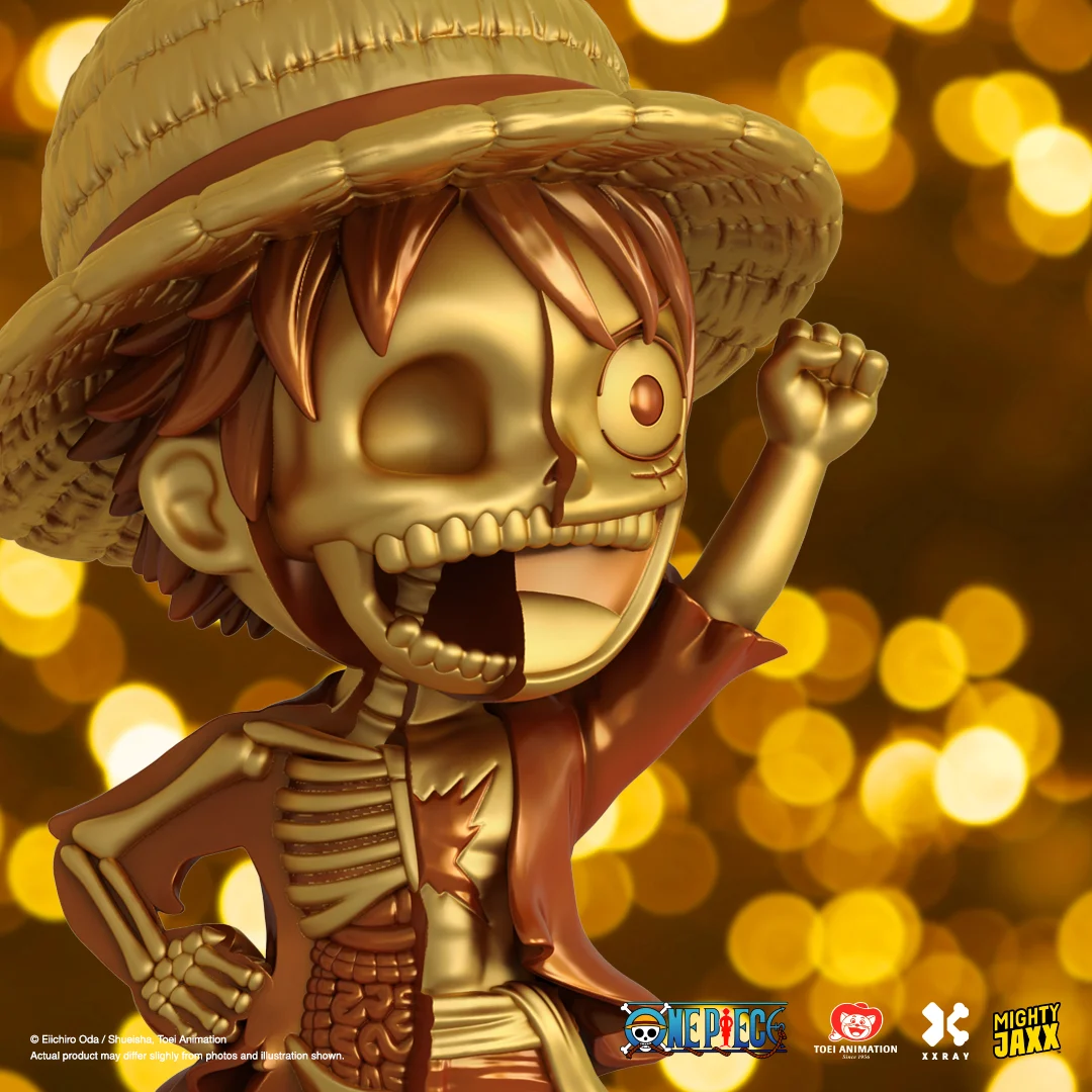 One Piece - Monkey D. Luffy - XXRAY Plus - Treasure Gold Edition (Mighty Jaxx) photo 2