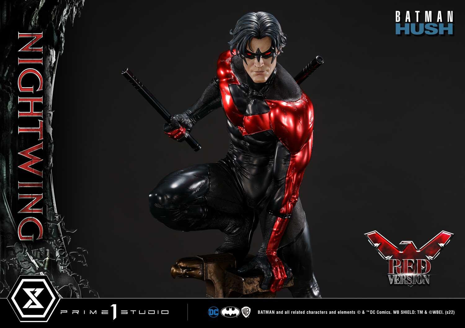 Batman: Hush - Nightwing - Museum Masterline Series  (MMDCBH-06RD) - 1/3 - Red Version (Prime 1 Studio) photo 14