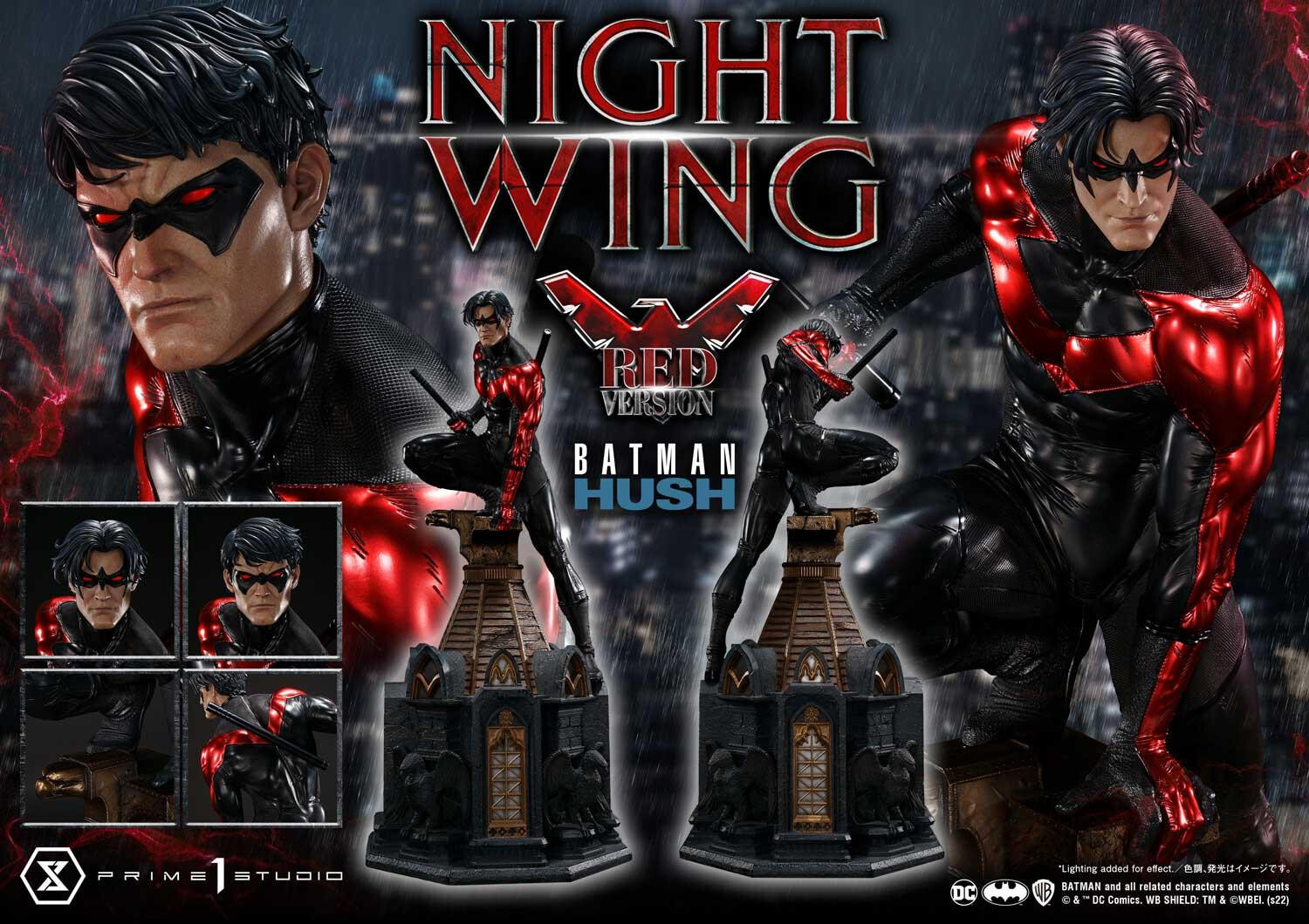 Batman: Hush - Nightwing - Museum Masterline Series  (MMDCBH-06RD) - 1/3 - Red Version (Prime 1 Studio) photo 22