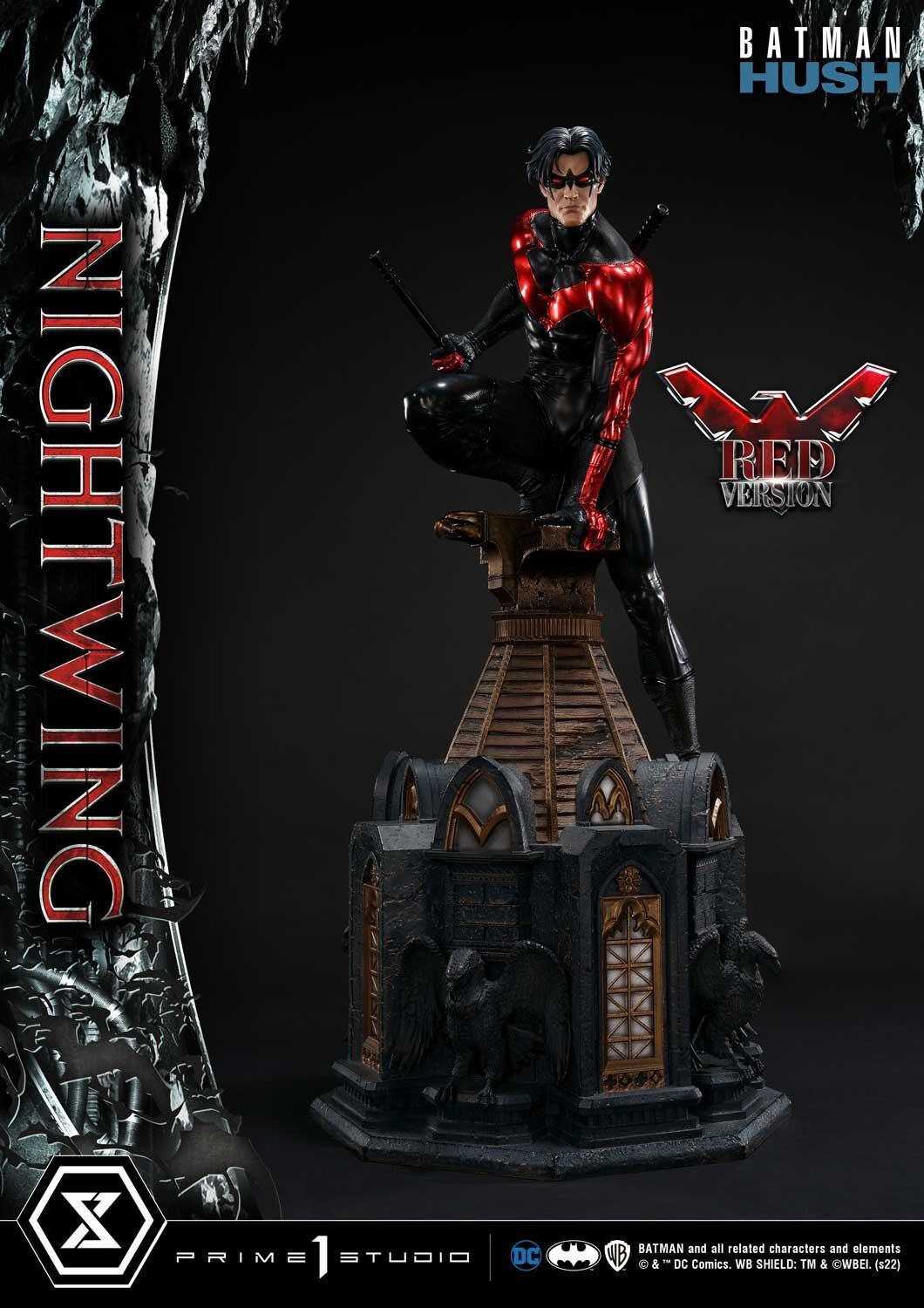 Batman: Hush - Nightwing - Museum Masterline Series  (MMDCBH-06RD) - 1/3 - Red Version (Prime 1 Studio) photo 25