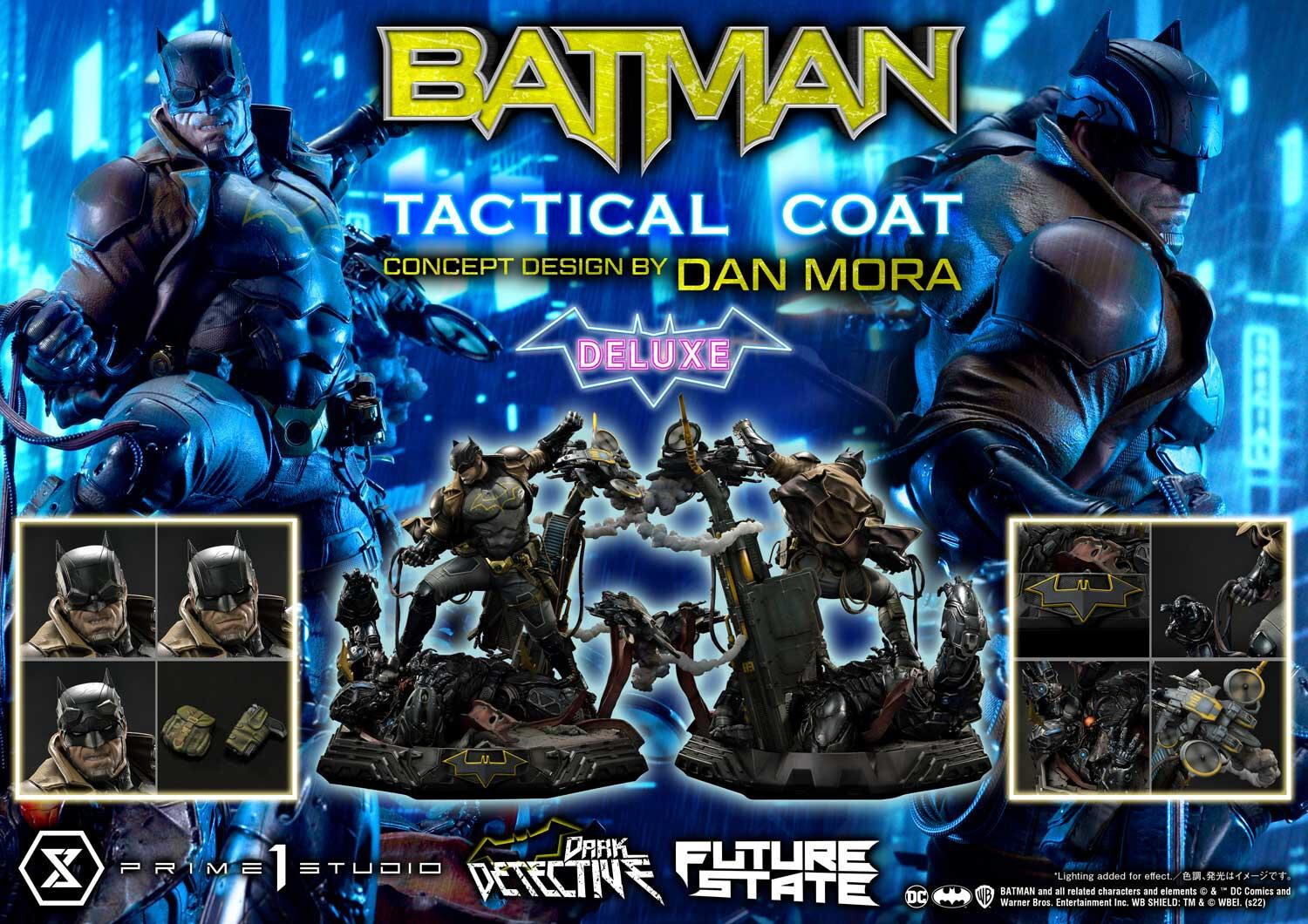 Future State: Dark Detective - Batman - Ultimate Premium Masterline (UPMDC-01DX) - 1/4 - Tactical Coat, DX Version (Prime 1 Studio) photo 9