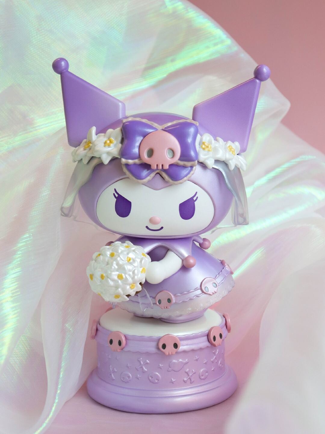 Sanrio Characters - Kuromi - Melody & Kuromi Pink Dream Flower Wedding Series (Top Toy) photo 2