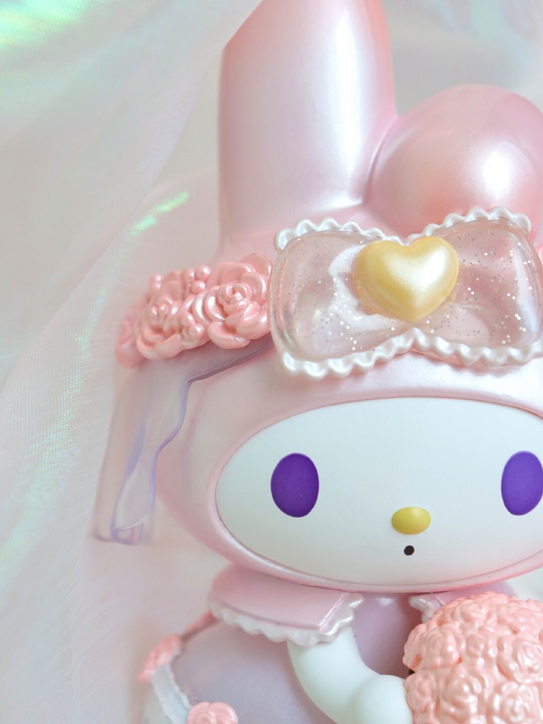 Sanrio Characters - My Melody - Melody & Kuromi Pink Dream Flower Wedding Series (Top Toy) photo 5