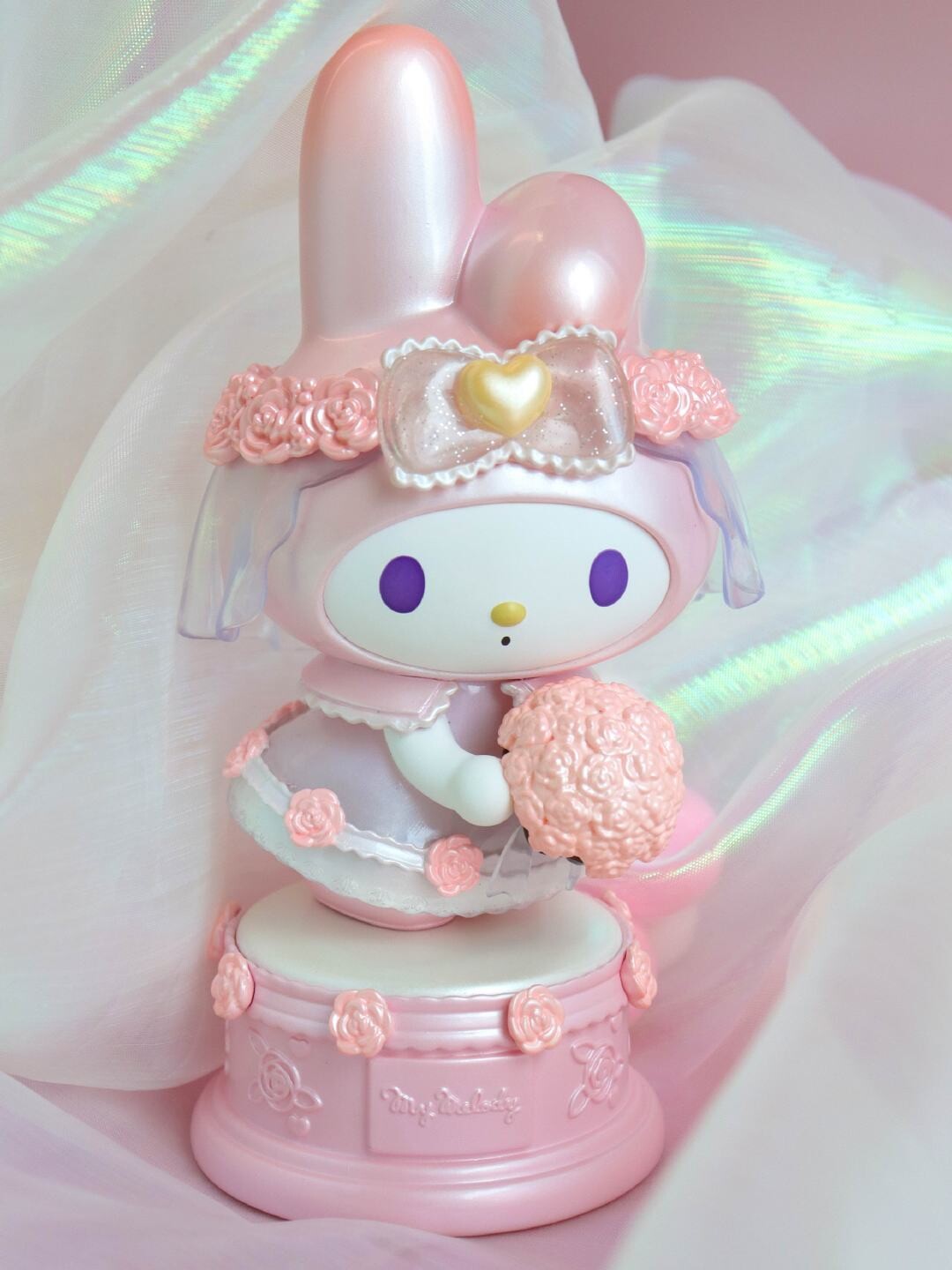 Sanrio Characters - My Melody - Melody & Kuromi Pink Dream Flower Wedding Series (Top Toy) photo 7