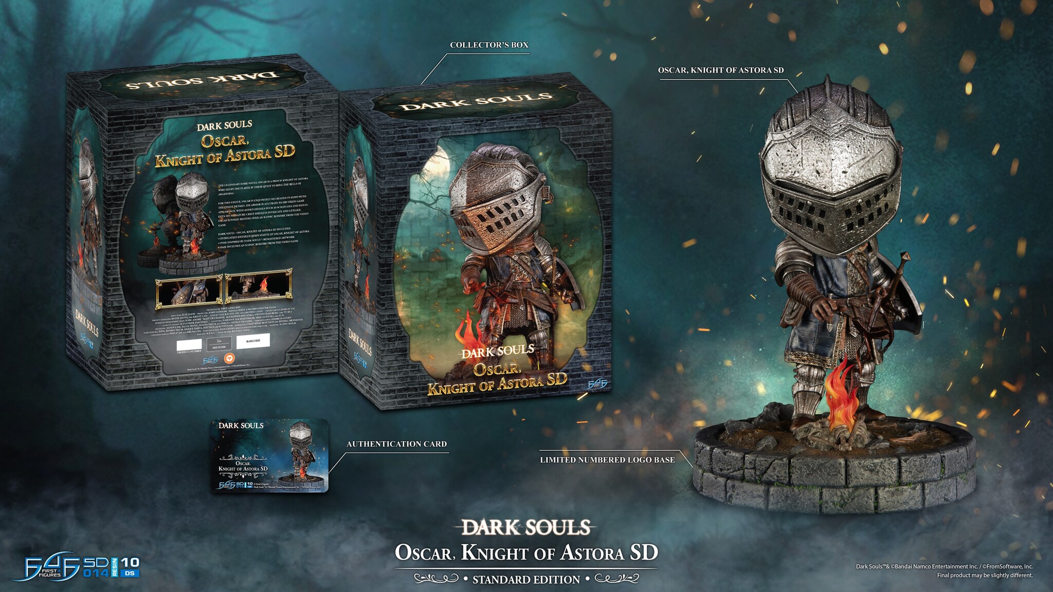 Dark Souls - Oscar, Astora no Joukyuu Kishi - Dark Souls SD (SD014|10DS) - Standard Edition (First 4 Figures) photo 2