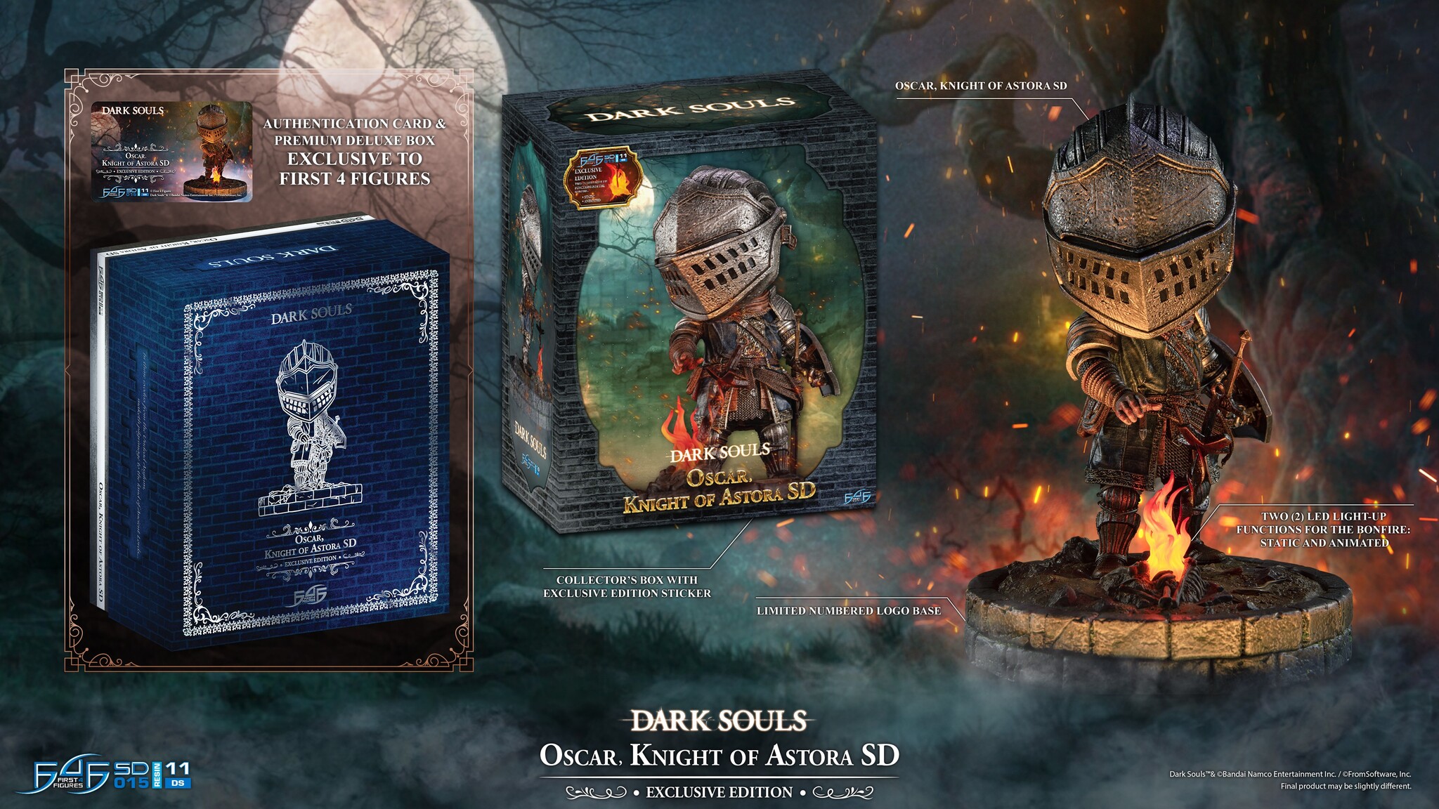 Dark Souls - Oscar, Astora no Joukyuu Kishi - Dark Souls SD (SD015|11DS) - Exclusive Edition (First 4 Figures) photo 2