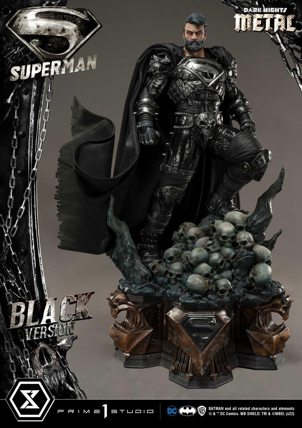 Dark Nights: Metal - Superman - Museum Masterline Series (MMDCMT-08BL) - 1/3 - Black Version (Prime 1 Studio) photo 8