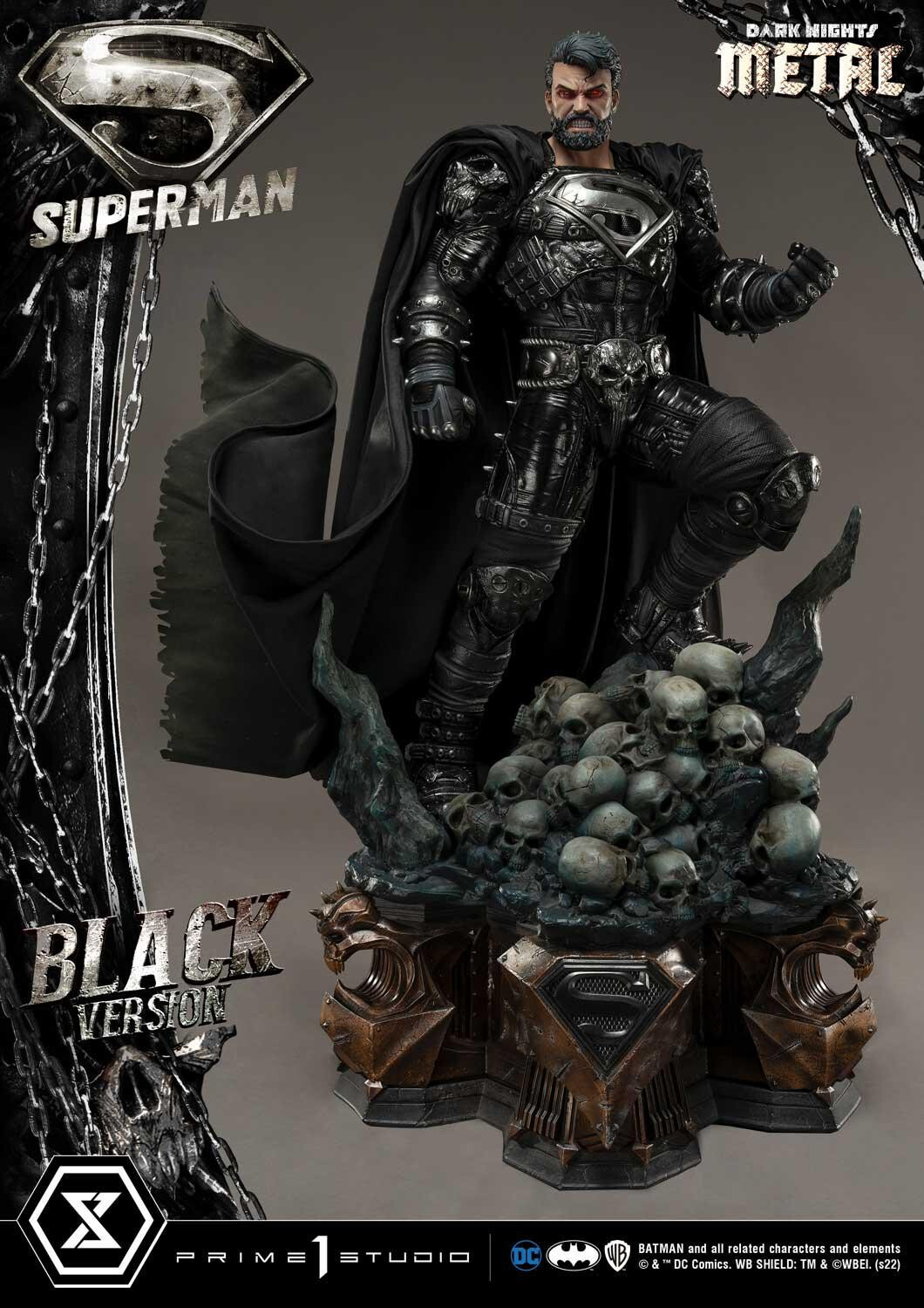 Dark Nights: Metal - Superman - Museum Masterline Series (MMDCMT-08BL) - 1/3 - Black Version (Prime 1 Studio) photo 9
