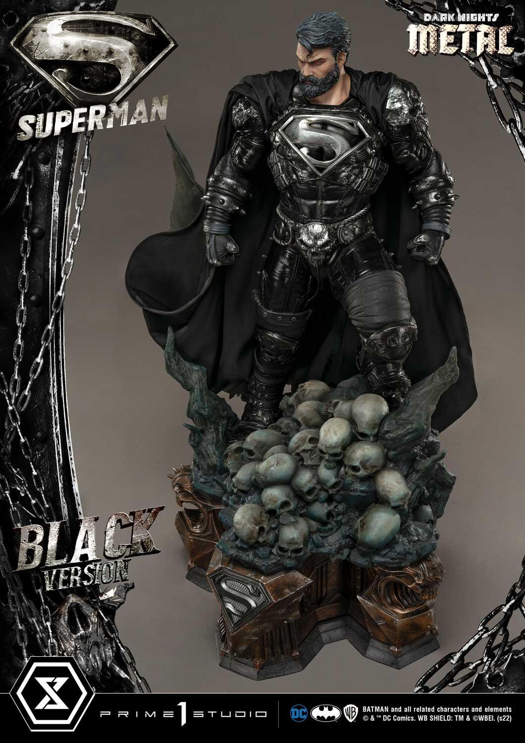 Dark Nights: Metal - Superman - Museum Masterline Series (MMDCMT-08BL) - 1/3 - Black Version (Prime 1 Studio) photo 10