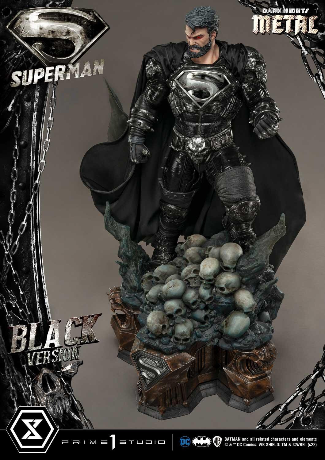 Dark Nights: Metal - Superman - Museum Masterline Series (MMDCMT-08BL) - 1/3 - Black Version (Prime 1 Studio) photo 11
