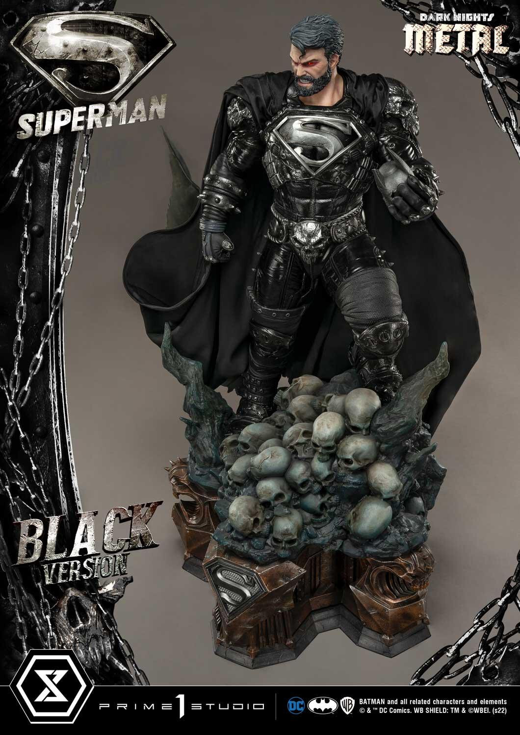 Dark Nights: Metal - Superman - Museum Masterline Series (MMDCMT-08BL) - 1/3 - Black Version (Prime 1 Studio) photo 12