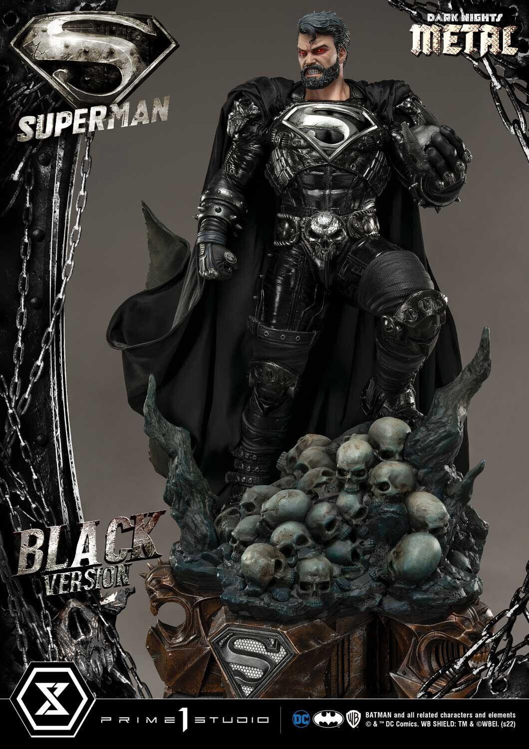 Dark Nights: Metal - Superman - Museum Masterline Series (MMDCMT-08BL) - 1/3 - Black Version (Prime 1 Studio) photo 13