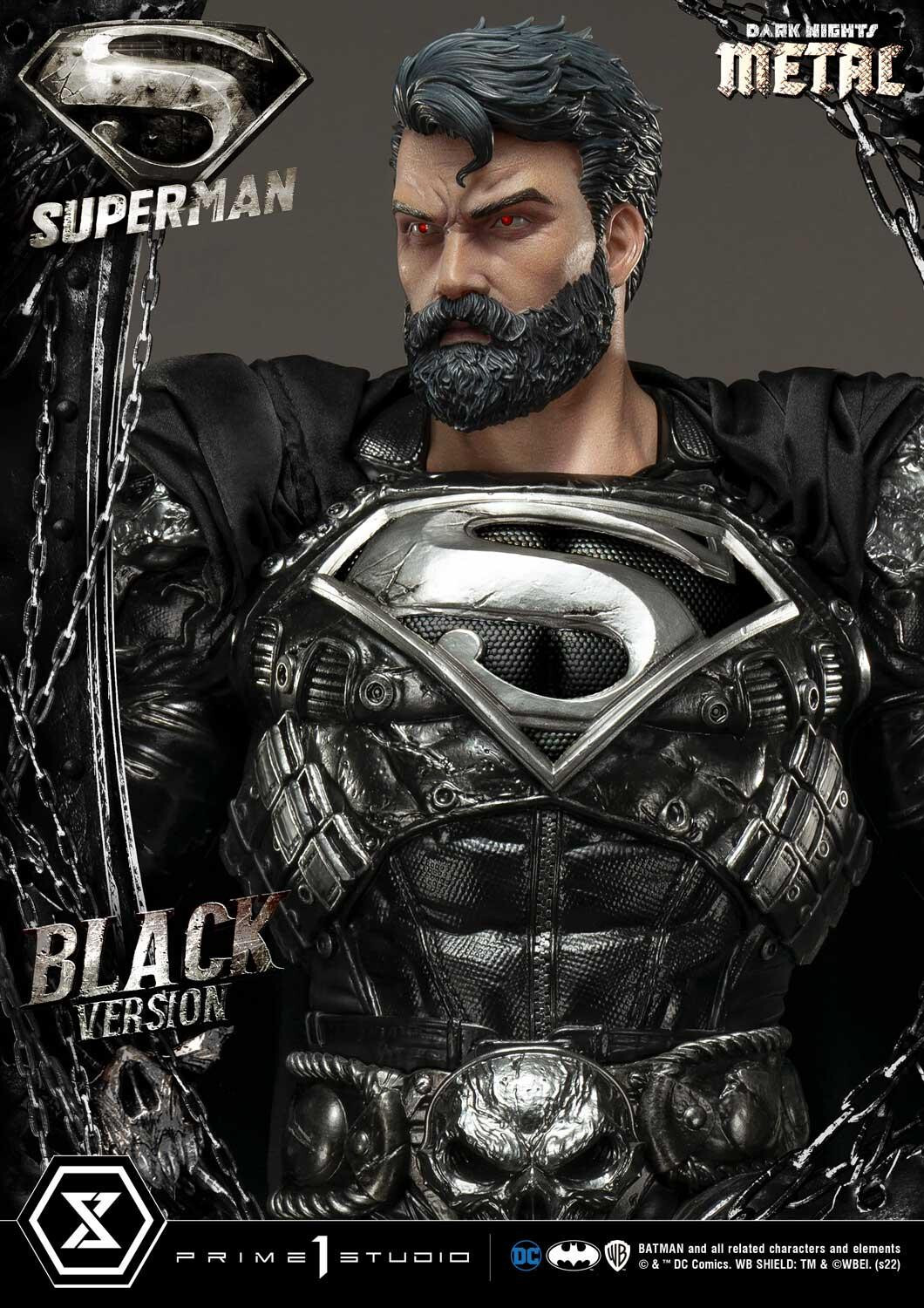 Dark Nights: Metal - Superman - Museum Masterline Series (MMDCMT-08BL) - 1/3 - Black Version (Prime 1 Studio) photo 14