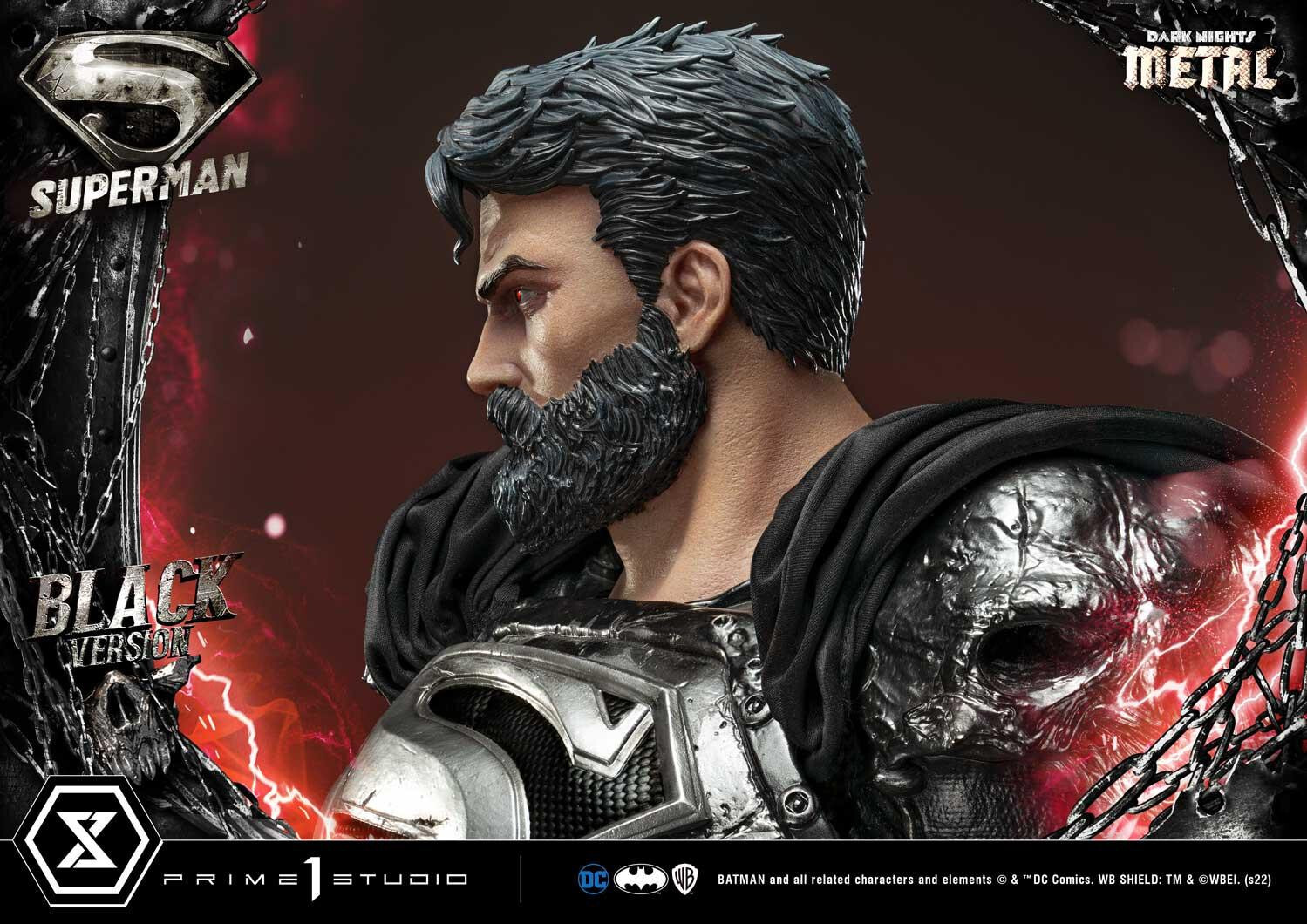 Dark Nights: Metal - Superman - Museum Masterline Series (MMDCMT-08BL) - 1/3 - Black Version (Prime 1 Studio) photo 15