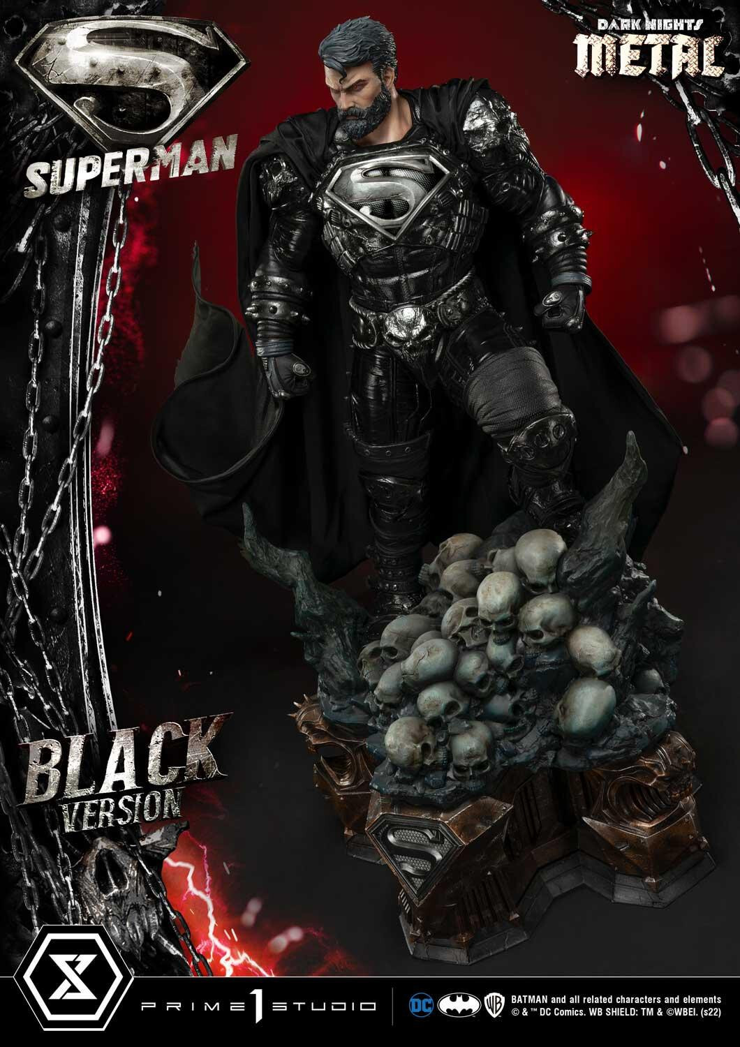 Dark Nights: Metal - Superman - Museum Masterline Series (MMDCMT-08BL) - 1/3 - Black Version (Prime 1 Studio) photo 16