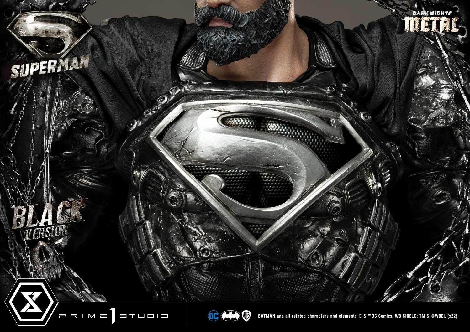 Dark Nights: Metal - Superman - Museum Masterline Series (MMDCMT-08BL) - 1/3 - Black Version (Prime 1 Studio) photo 21