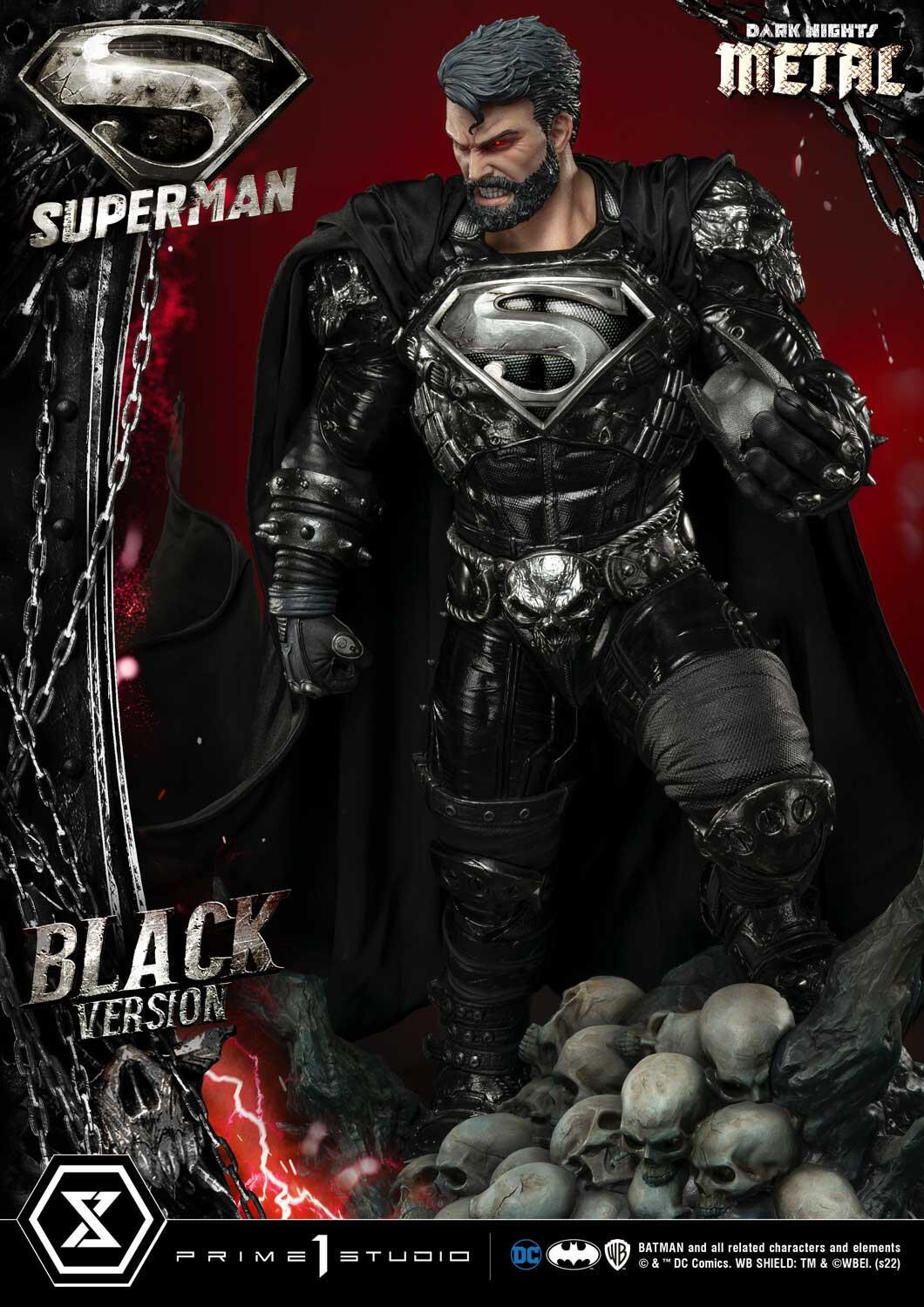 Dark Nights: Metal - Superman - Museum Masterline Series (MMDCMT-08BL) - 1/3 - Black Version (Prime 1 Studio) photo 29