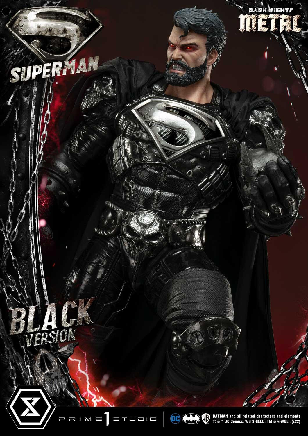 Dark Nights: Metal - Superman - Museum Masterline Series (MMDCMT-08BL) - 1/3 - Black Version (Prime 1 Studio) photo 30