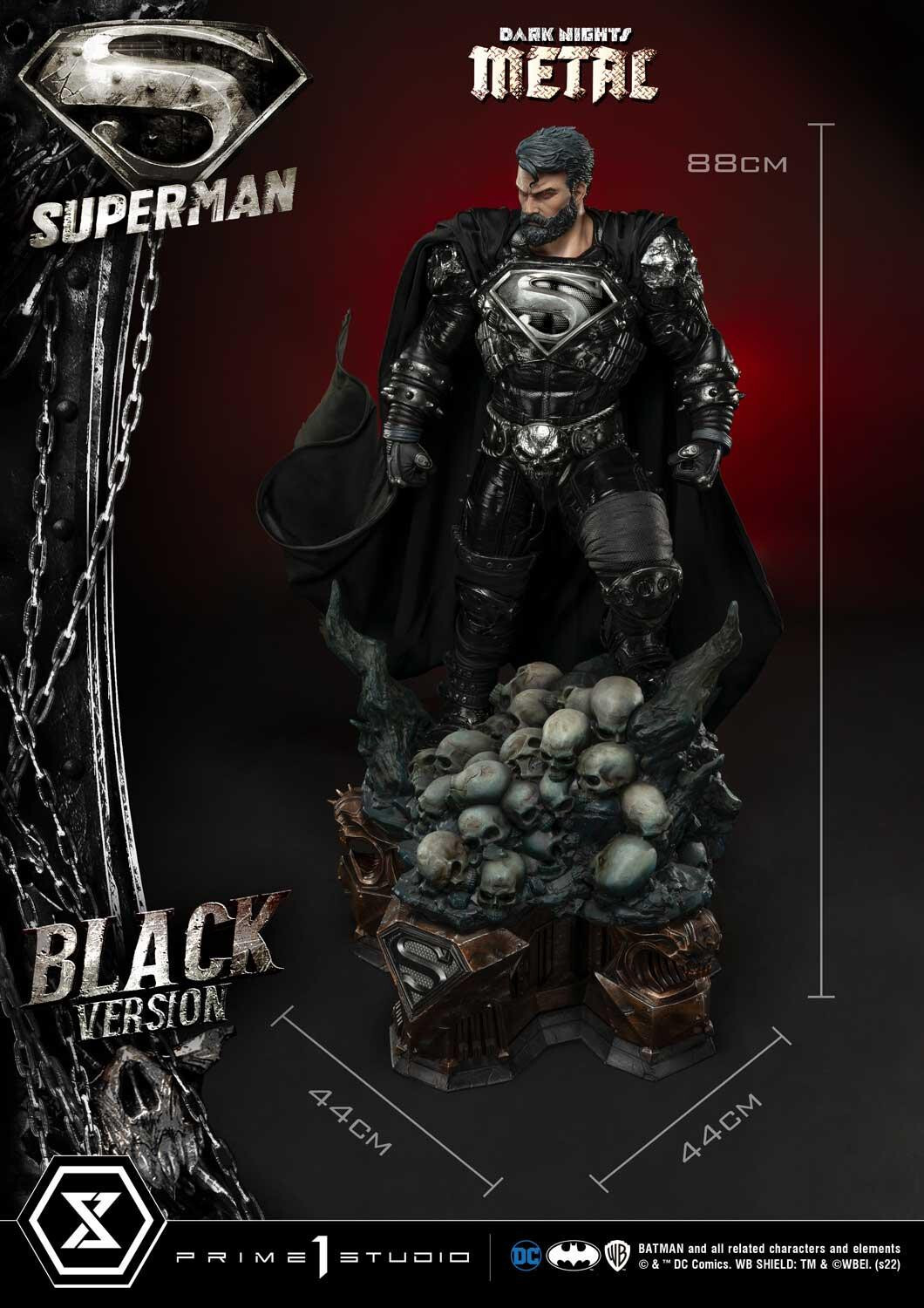 Dark Nights: Metal - Superman - Museum Masterline Series (MMDCMT-08BL) - 1/3 - Black Version (Prime 1 Studio) photo 34