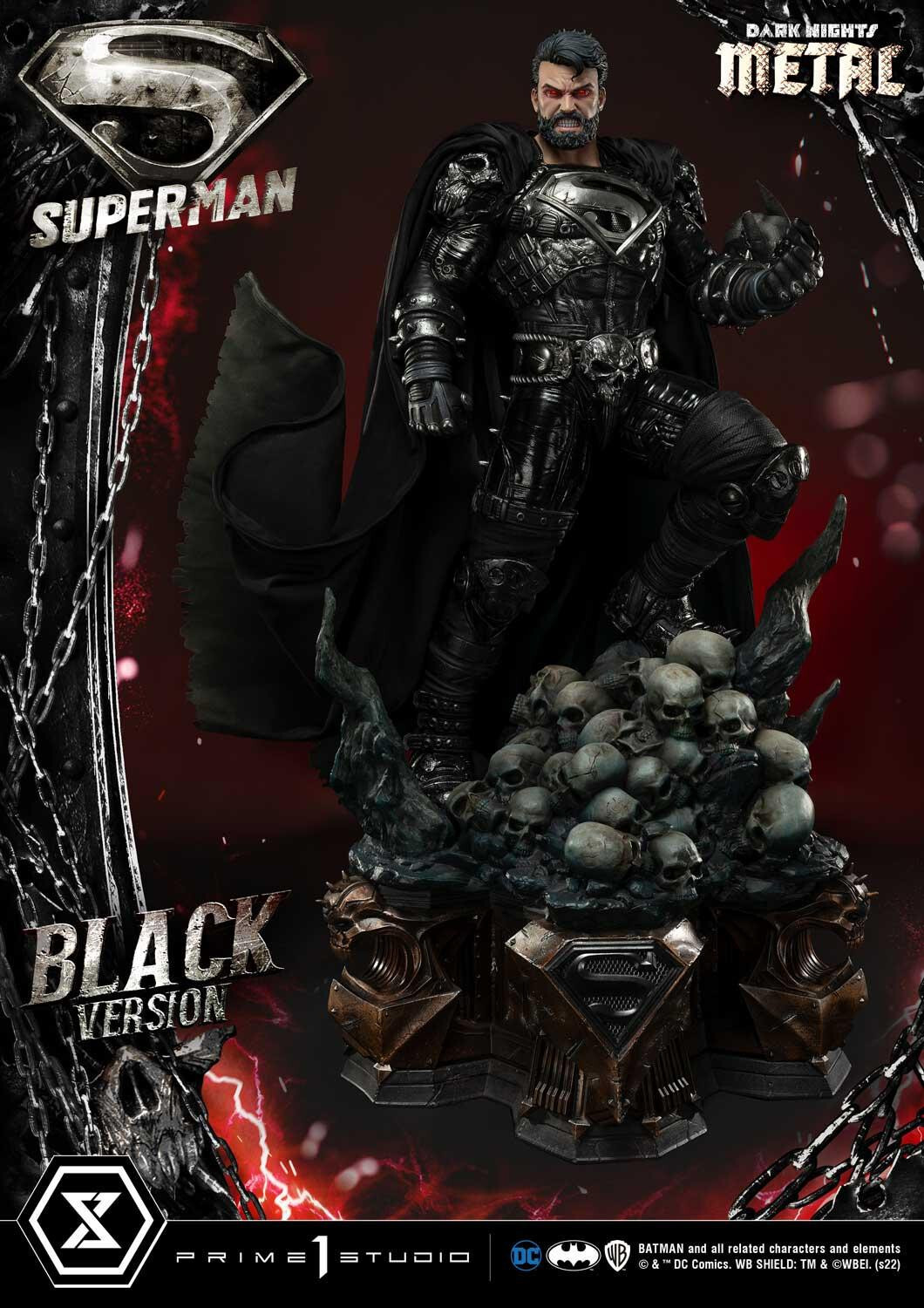 Dark Nights: Metal - Superman - Museum Masterline Series (MMDCMT-08BL) - 1/3 - Black Version (Prime 1 Studio) photo 36
