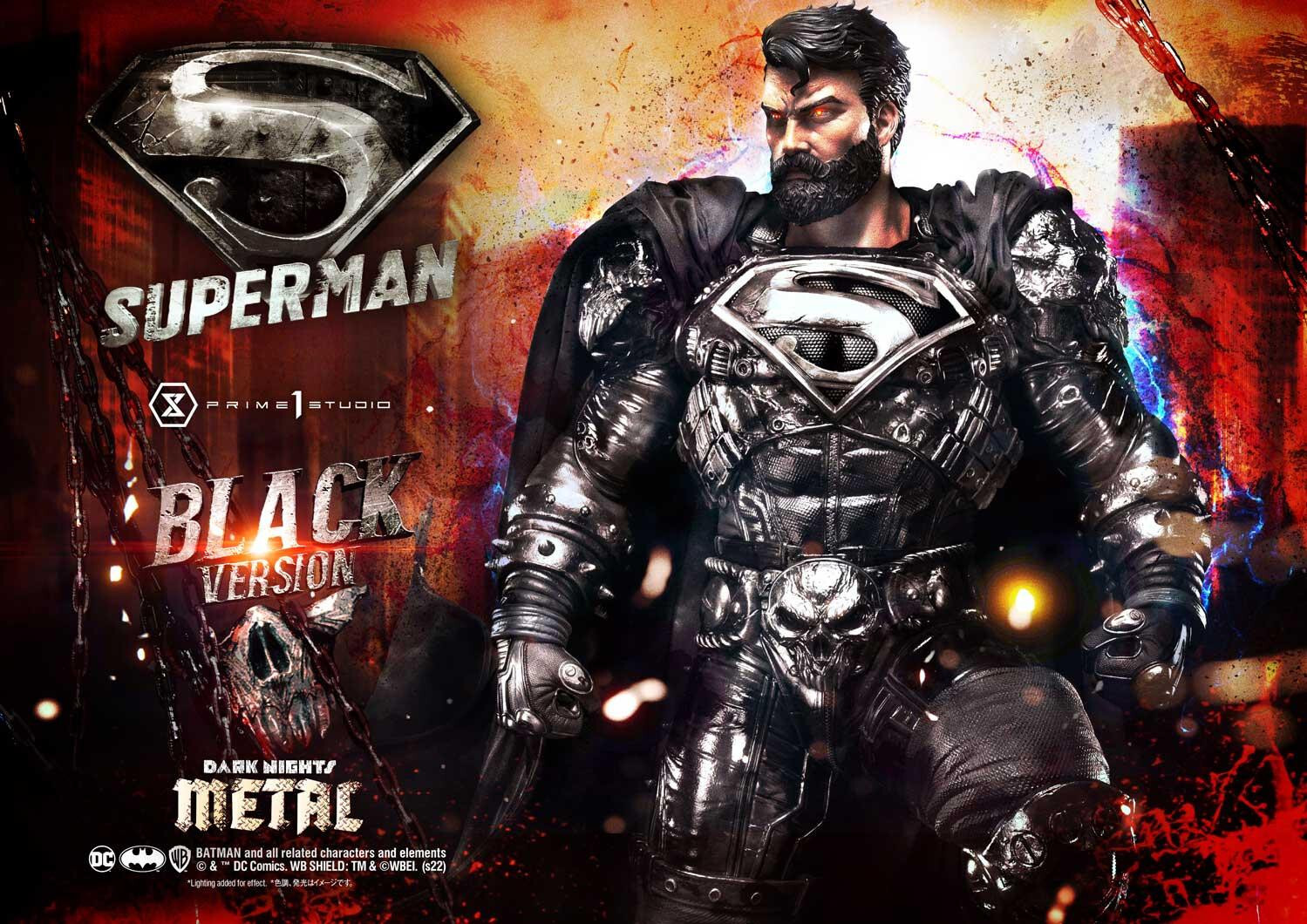 Dark Nights: Metal - Superman - Museum Masterline Series (MMDCMT-08BL) - 1/3 - Black Version (Prime 1 Studio) photo 48