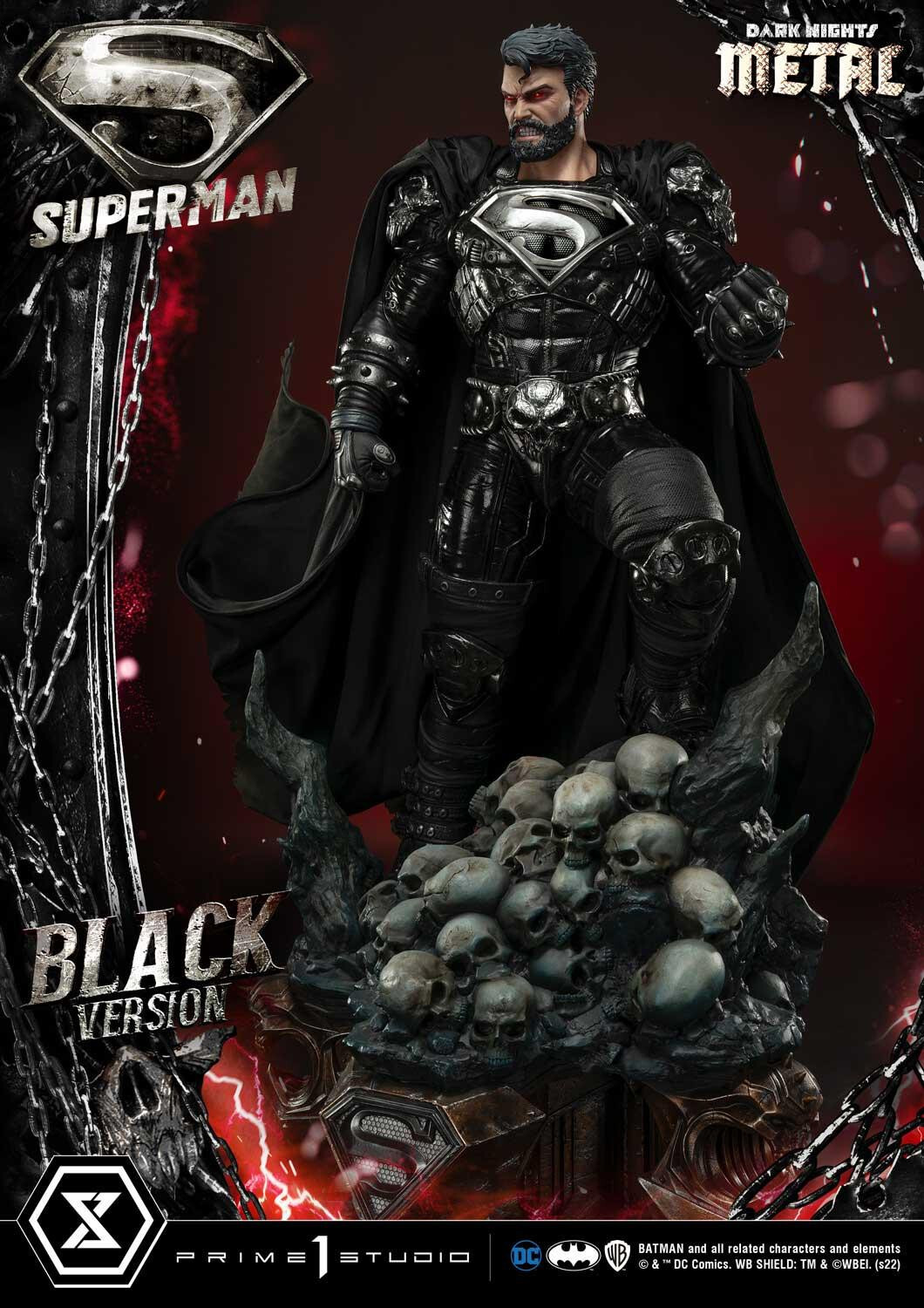 Dark Nights: Metal - Superman - Museum Masterline Series (MMDCMT-08BL) - 1/3 - Black Version (Prime 1 Studio) photo 50