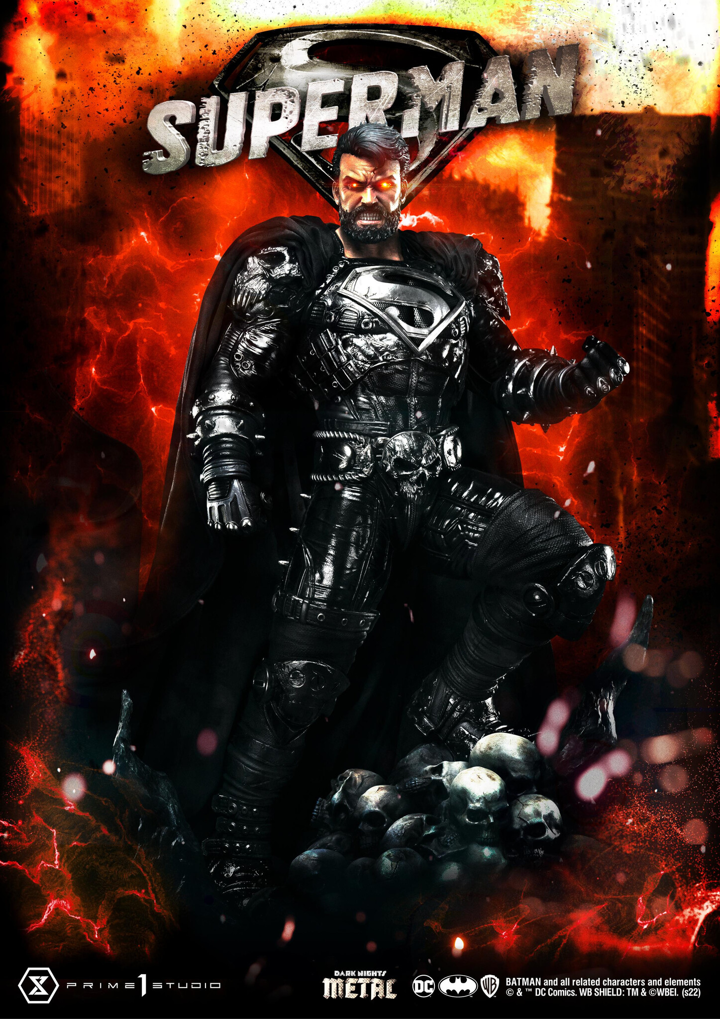 Dark Nights: Metal - Superman - Museum Masterline Series (MMDCMT-08BL) - 1/3 - Black Version (Prime 1 Studio) photo 51