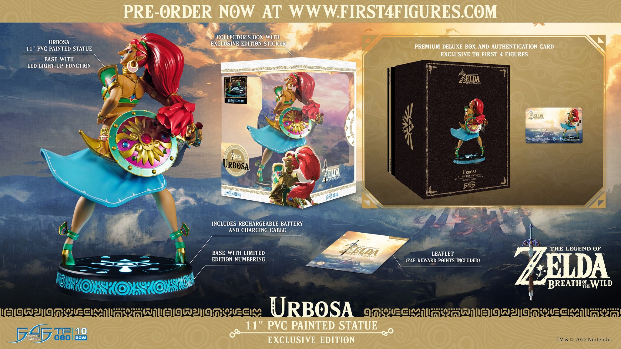 Zelda no Densetsu: Breath of the Wild - Urbosa - Light-Up Figure - True Form - Exclusive Edition (First 4 Figures) photo 18
