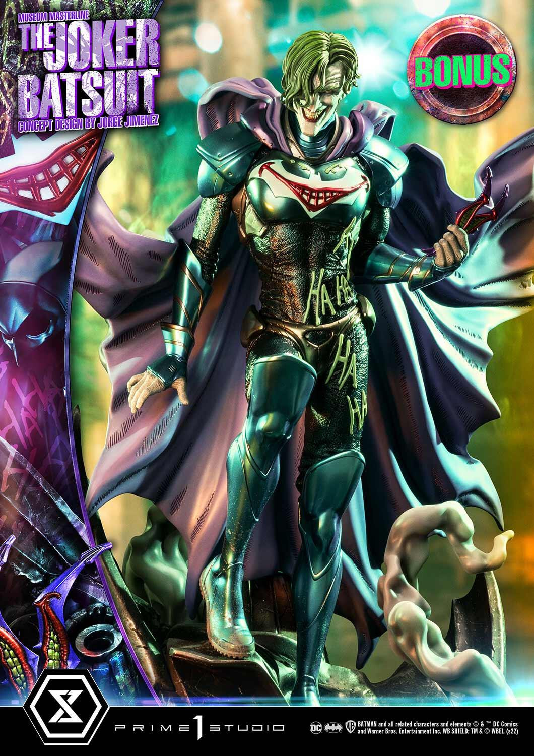 Batman - Joker - Museum Masterline Series  (MMDC-62S) - 1/3 - The Joker Batsuit, Bonus Version (Prime 1 Studio) photo 15