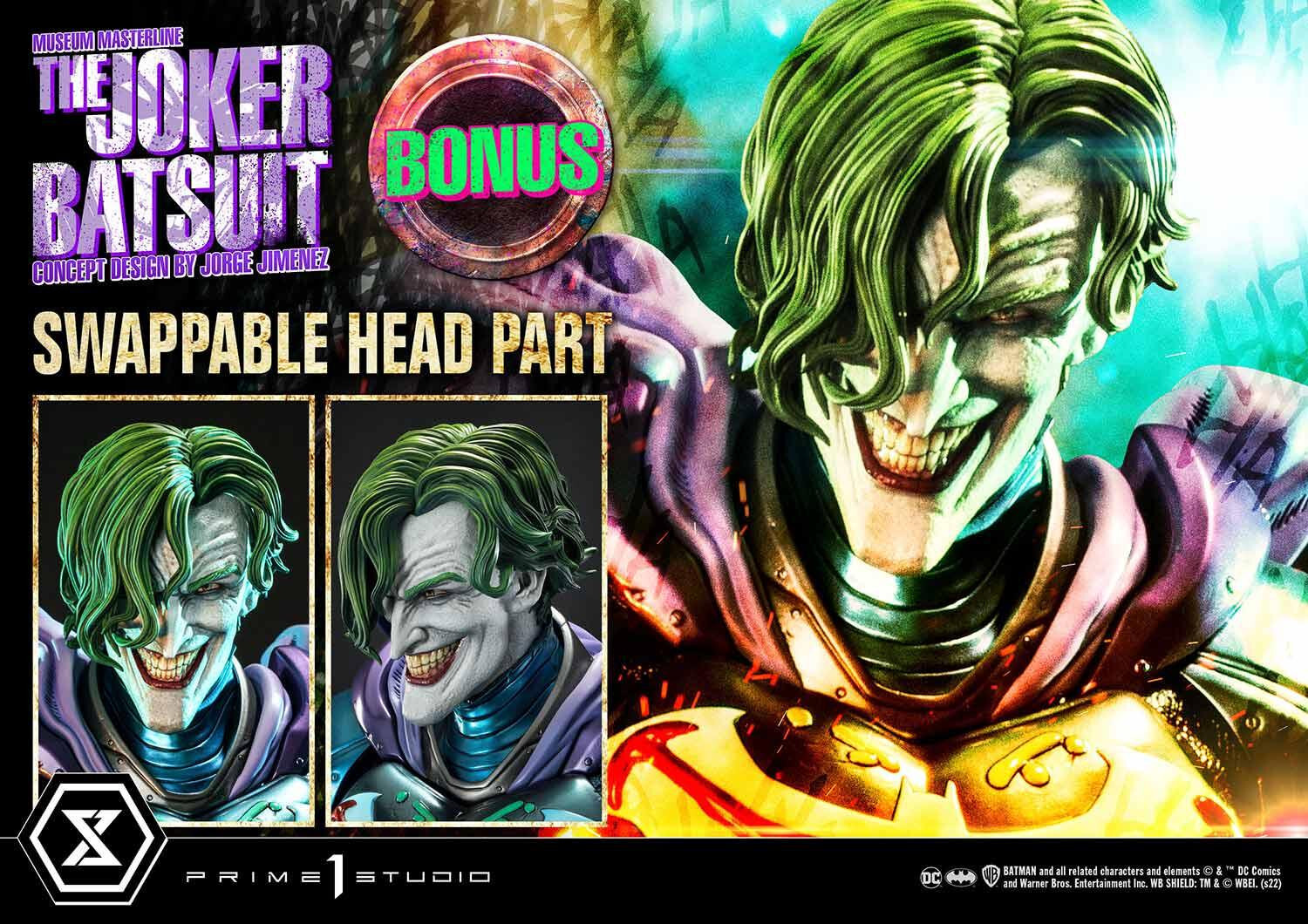 Batman - Joker - Museum Masterline Series  (MMDC-62S) - 1/3 - The Joker Batsuit, Bonus Version (Prime 1 Studio) photo 41