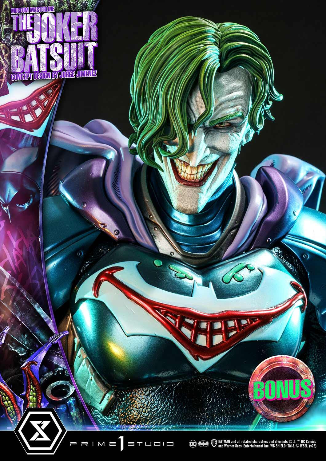 Batman - Joker - Museum Masterline Series  (MMDC-62S) - 1/3 - The Joker Batsuit, Bonus Version (Prime 1 Studio) photo 42