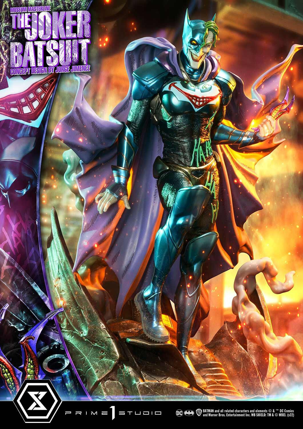 Batman - Joker - Museum Masterline Series  (MMDC-62S) - 1/3 - The Joker Batsuit, Bonus Version (Prime 1 Studio) photo 58