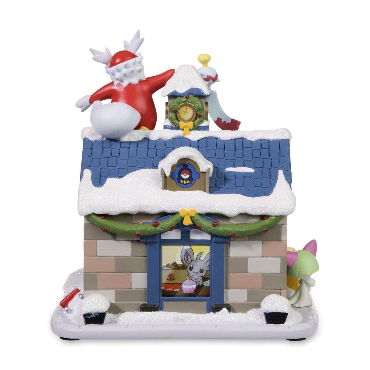 Pocket Monsters - Chillarmy - Chirean - Delibird - Eievui - Glacia - Kumasyun - Minun - Pelipper - Prasle - Ralts - Urimoo - Holiday Pokémon Village - Holiday Station Arrivals (PokémonCenter.com, The Pokémon Company International)