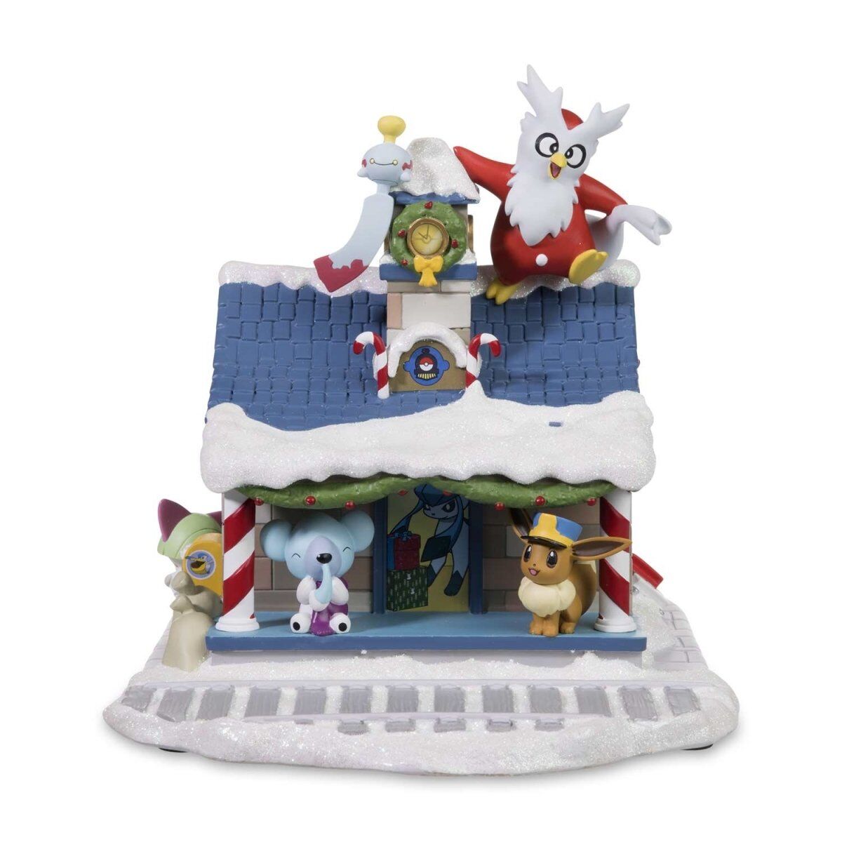 Pocket Monsters - Chillarmy - Chirean - Delibird - Eievui - Glacia - Kumasyun - Minun - Pelipper - Prasle - Ralts - Urimoo - Holiday Pokémon Village - Holiday Station Arrivals (PokémonCenter.com, The Pokémon Company International) photo 4