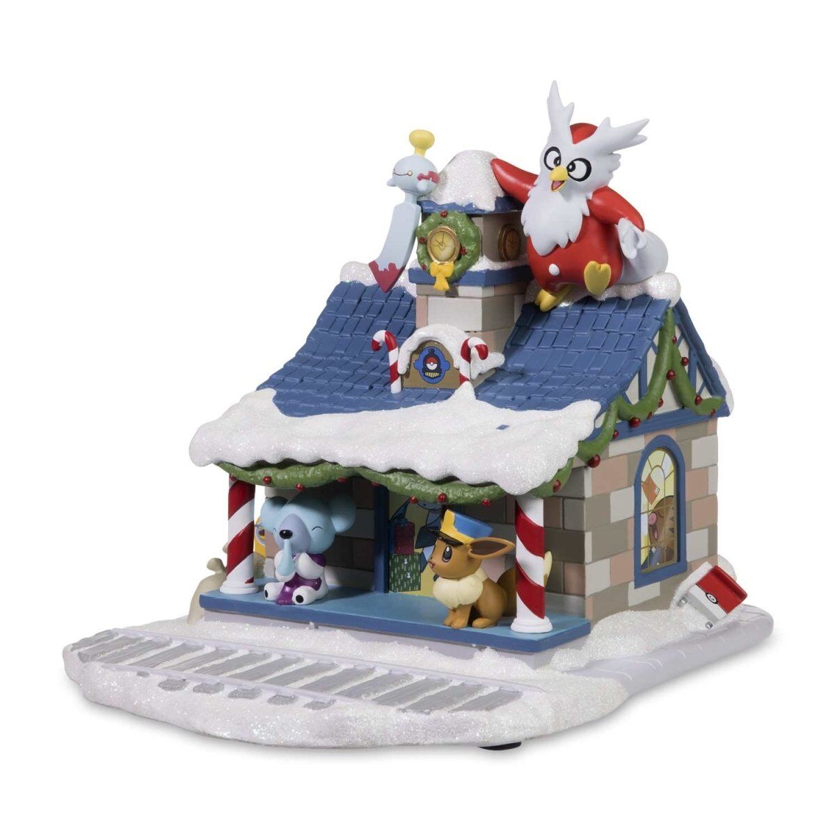Pocket Monsters - Chillarmy - Chirean - Delibird - Eievui - Glacia - Kumasyun - Minun - Pelipper - Prasle - Ralts - Urimoo - Holiday Pokémon Village - Holiday Station Arrivals (PokémonCenter.com, The Pokémon Company International) photo 5