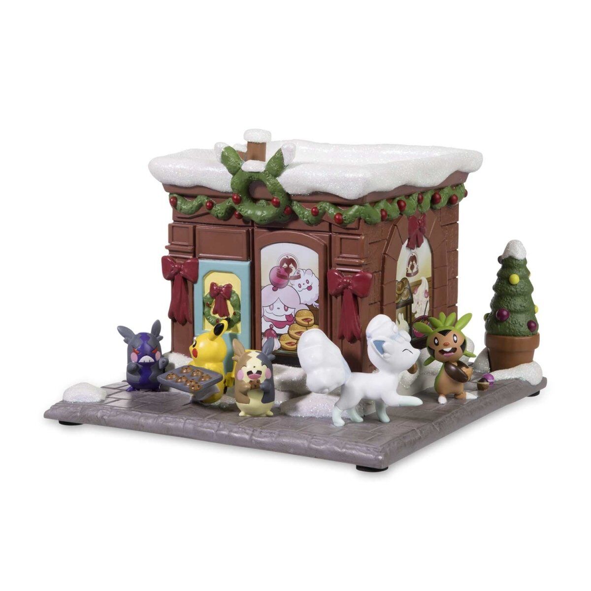 Pocket Monsters - Alola Rokon - Amakaji - Amamaiko - Harimaron - Kajicchu - Mahomil - Mawhip - Morpeko - Peroppafu - Peroream - Pikachu - Holiday Pokémon Village - Bounsweet & Steenee Bakery (PokémonCenter.com, The Pokémon Company International) photo 4