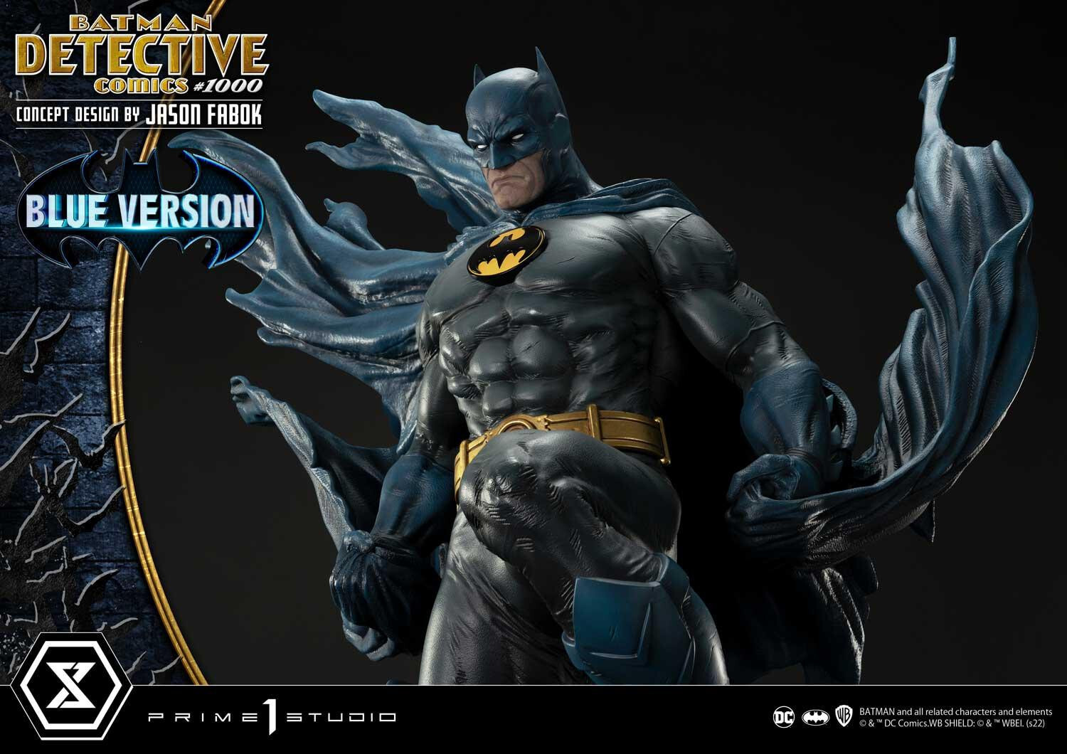 Batman - Museum Masterline Series  (MMDC-50LM) - 1/3 - Detective Comics #1000 Cover Art, Blue Version (Prime 1 Studio) photo 4