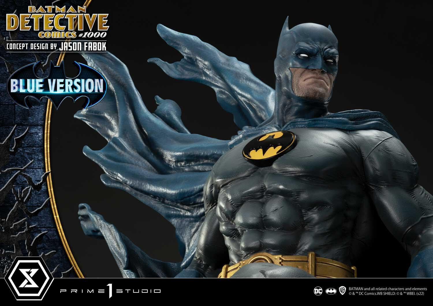 Batman - Museum Masterline Series  (MMDC-50LM) - 1/3 - Detective Comics #1000 Cover Art, Blue Version (Prime 1 Studio) photo 5
