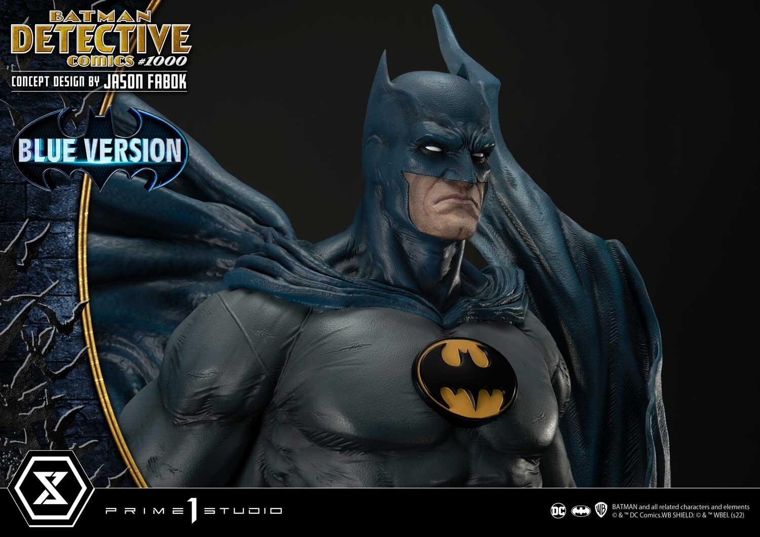 Batman - Museum Masterline Series  (MMDC-50LM) - 1/3 - Detective Comics #1000 Cover Art, Blue Version (Prime 1 Studio) photo 6