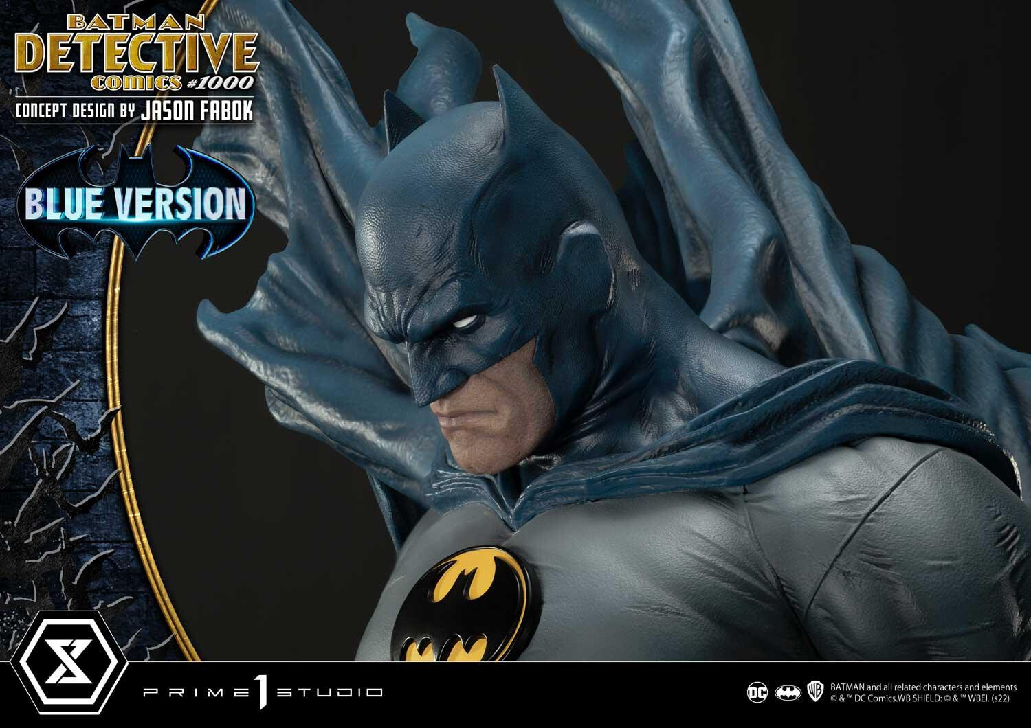 Batman - Museum Masterline Series  (MMDC-50LM) - 1/3 - Detective Comics #1000 Cover Art, Blue Version (Prime 1 Studio) photo 8