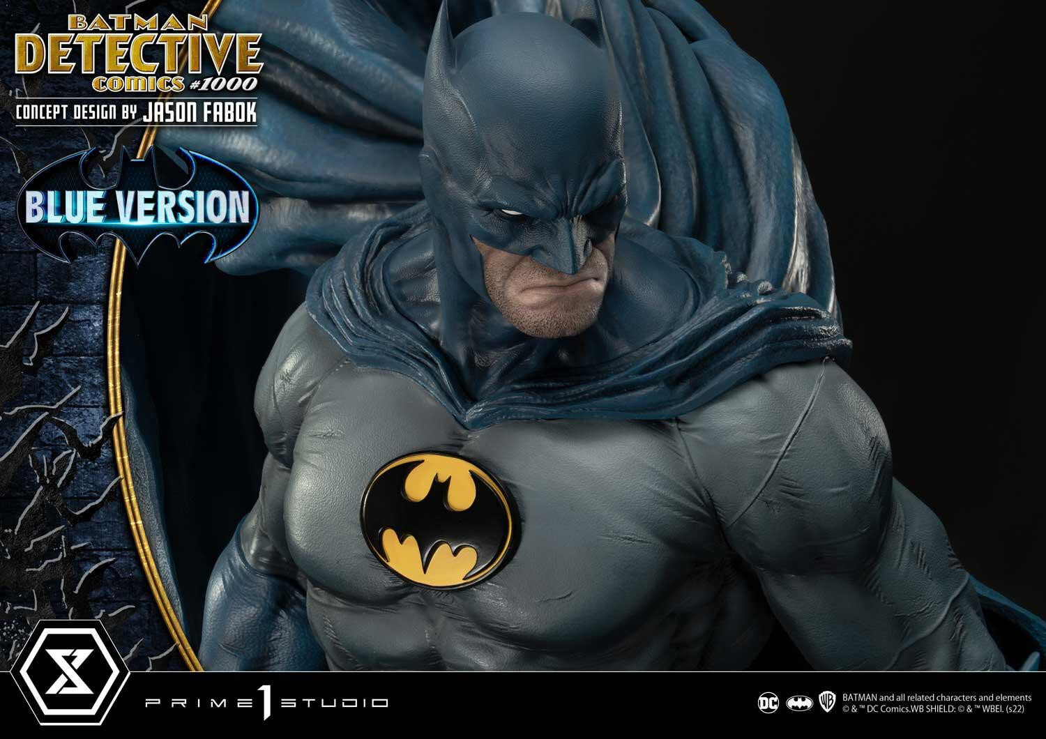 Batman - Museum Masterline Series  (MMDC-50LM) - 1/3 - Detective Comics #1000 Cover Art, Blue Version (Prime 1 Studio) photo 10