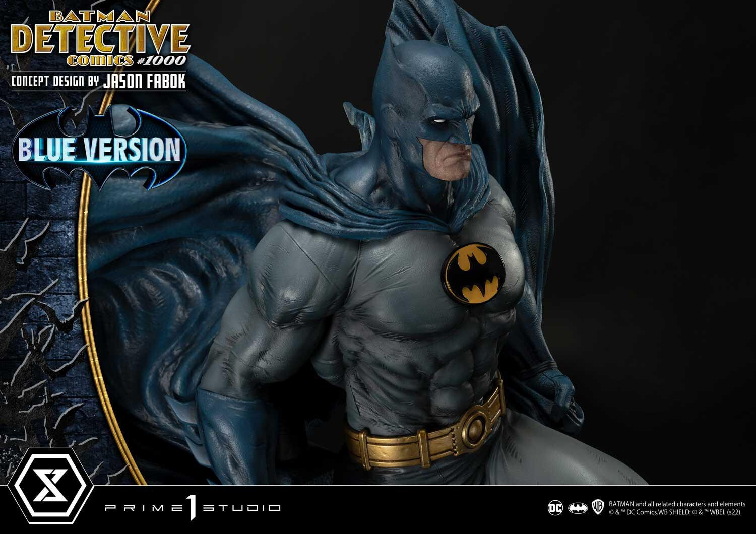 Batman - Museum Masterline Series  (MMDC-50LM) - 1/3 - Detective Comics #1000 Cover Art, Blue Version (Prime 1 Studio) photo 11