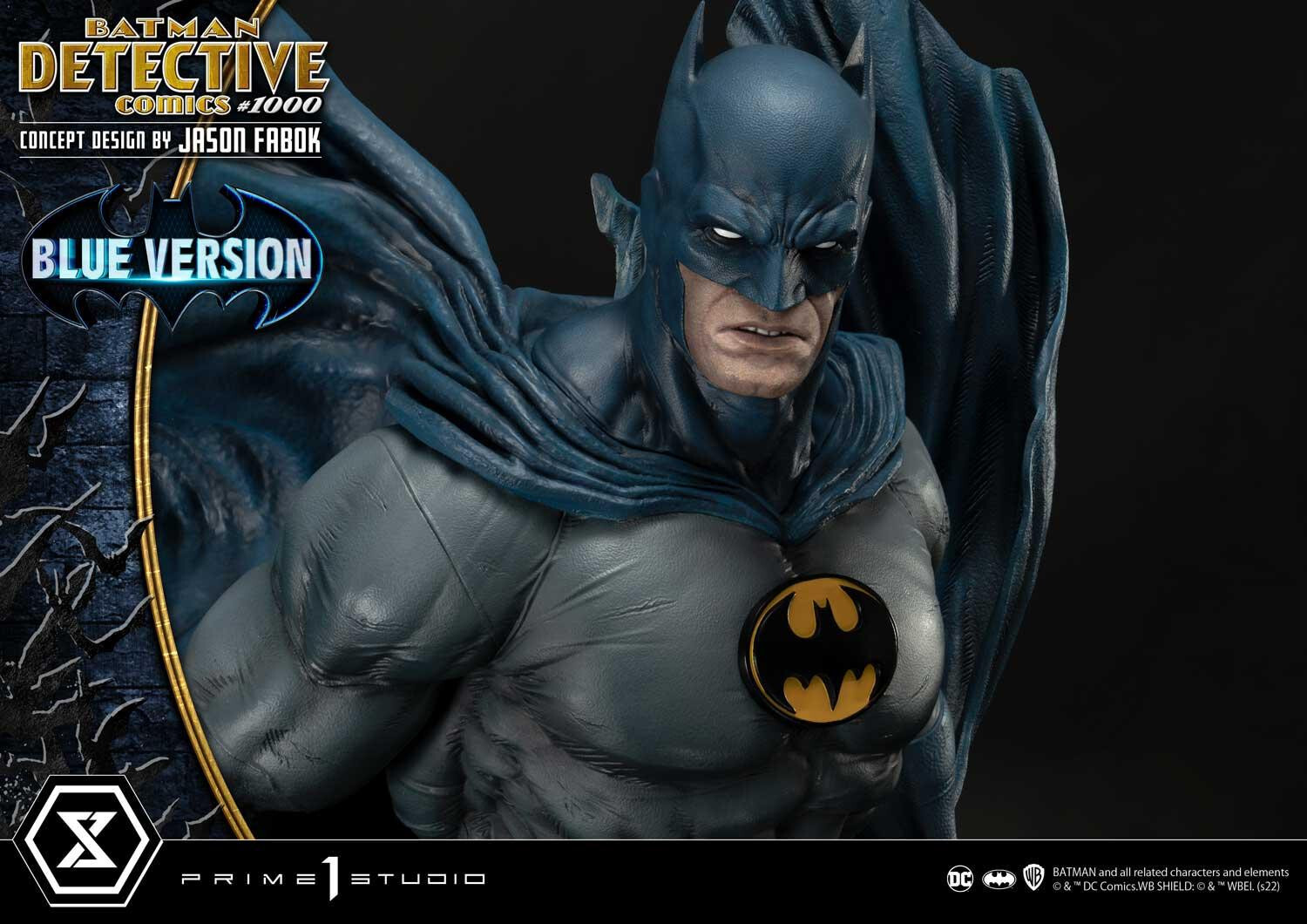 Batman - Museum Masterline Series  (MMDC-50LM) - 1/3 - Detective Comics #1000 Cover Art, Blue Version (Prime 1 Studio) photo 12
