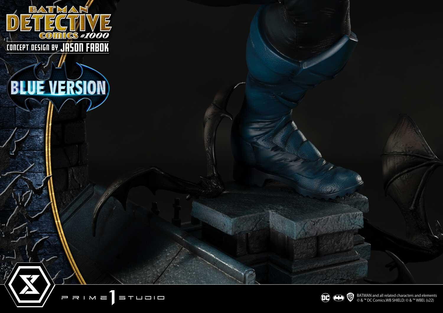 Batman - Museum Masterline Series  (MMDC-50LM) - 1/3 - Detective Comics #1000 Cover Art, Blue Version (Prime 1 Studio) photo 13