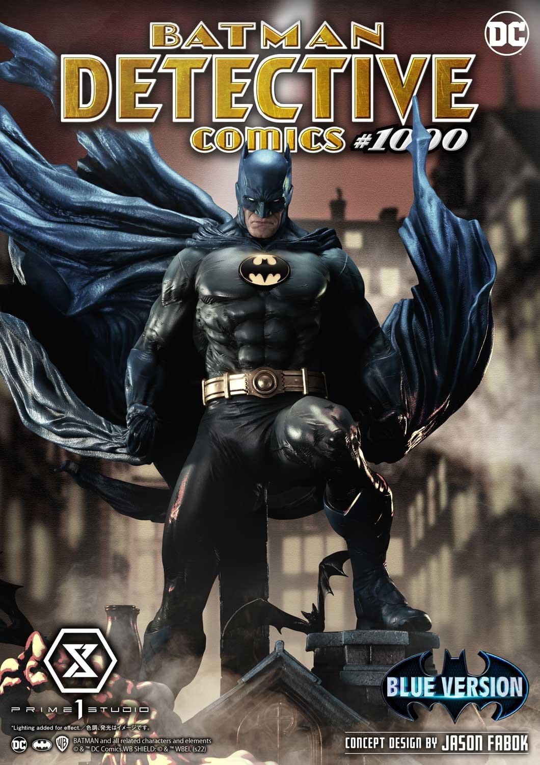 Batman - Museum Masterline Series  (MMDC-50LM) - 1/3 - Detective Comics #1000 Cover Art, Blue Version (Prime 1 Studio) photo 25