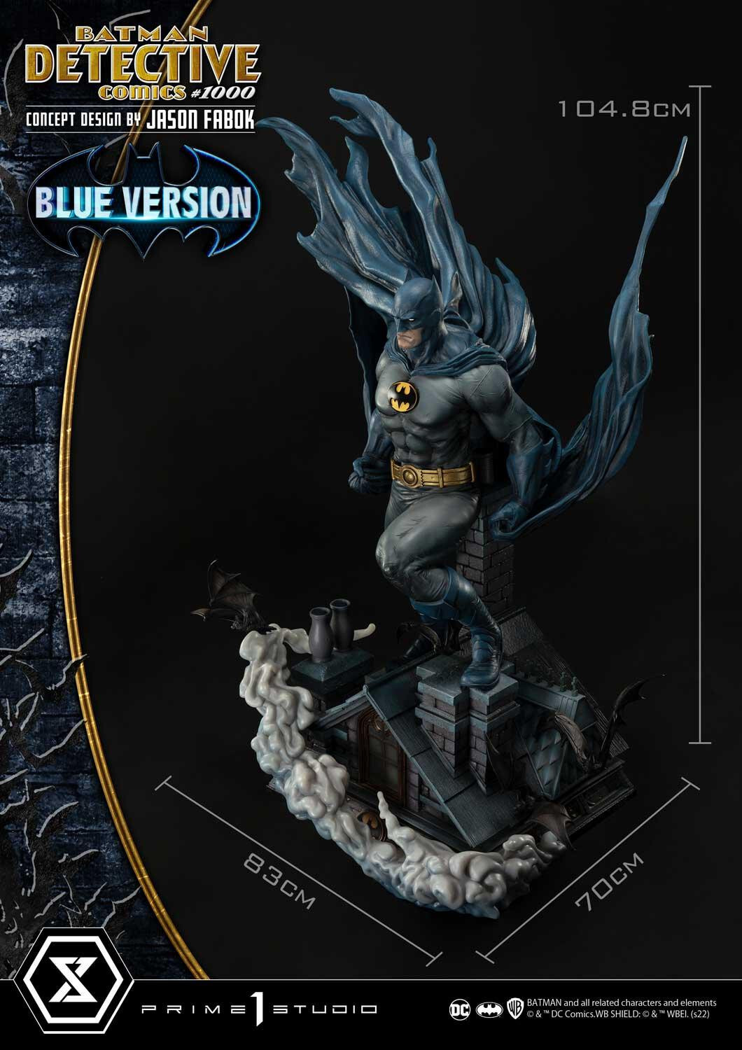 Batman - Museum Masterline Series  (MMDC-50LM) - 1/3 - Detective Comics #1000 Cover Art, Blue Version (Prime 1 Studio) photo 29