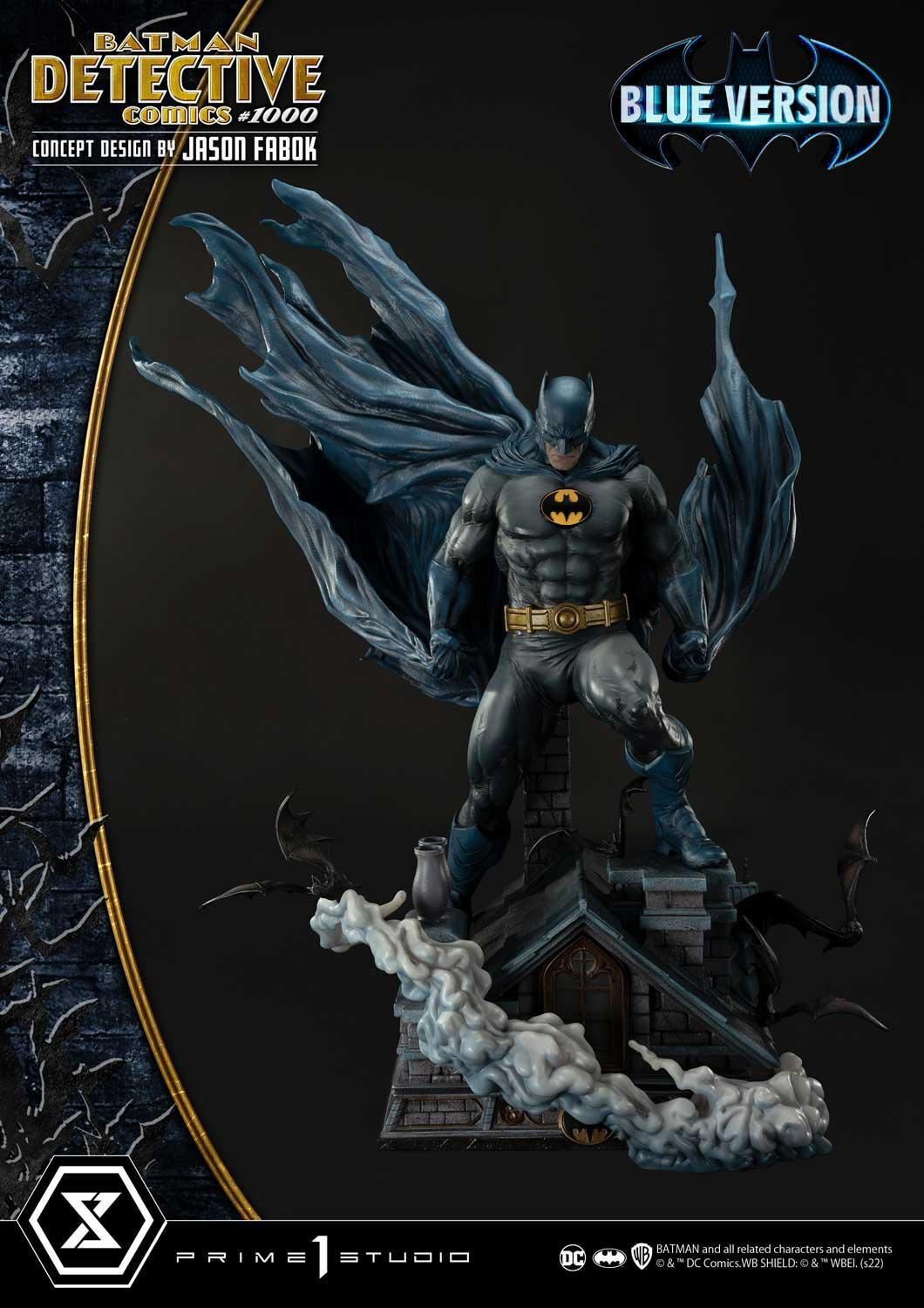 Batman - Museum Masterline Series  (MMDC-50LM) - 1/3 - Detective Comics #1000 Cover Art, Blue Version (Prime 1 Studio) photo 30