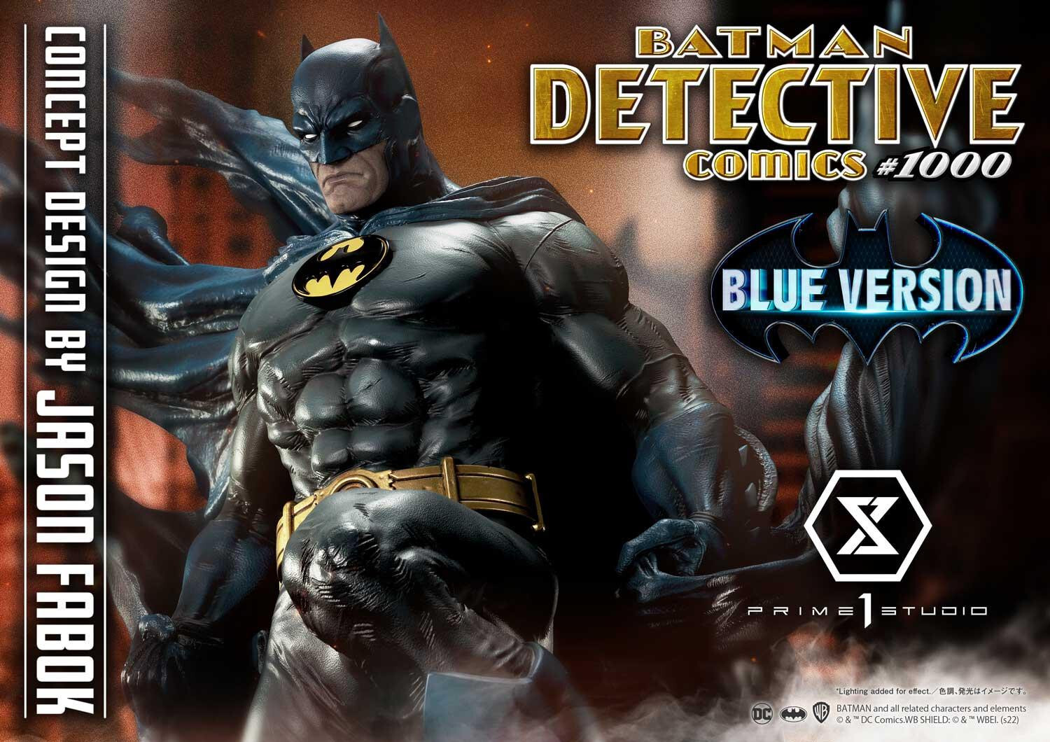 Batman - Museum Masterline Series  (MMDC-50LM) - 1/3 - Detective Comics #1000 Cover Art, Blue Version (Prime 1 Studio) photo 35