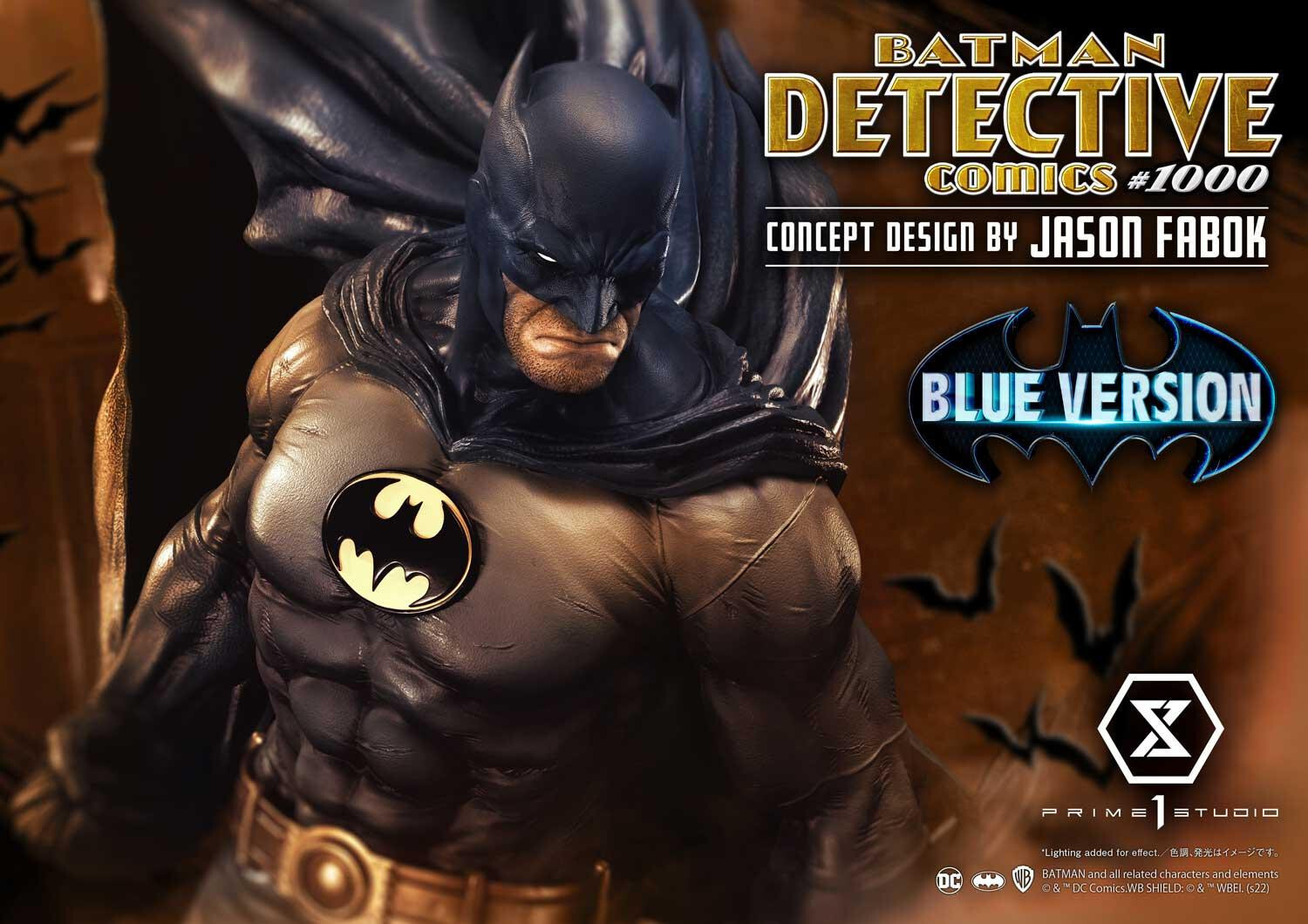 Batman - Museum Masterline Series  (MMDC-50LM) - 1/3 - Detective Comics #1000 Cover Art, Blue Version (Prime 1 Studio) photo 37