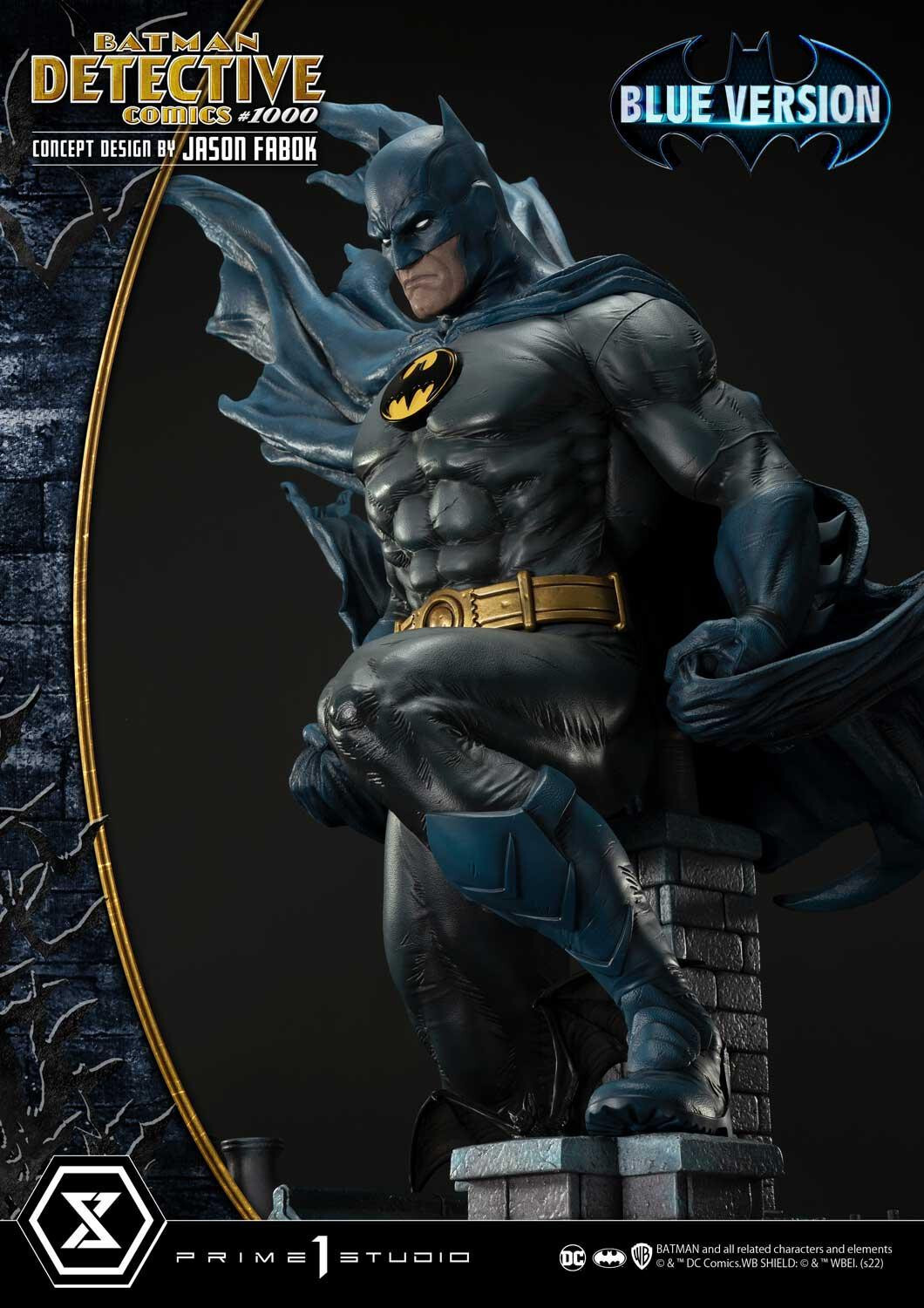 Batman - Museum Masterline Series  (MMDC-50LM) - 1/3 - Detective Comics #1000 Cover Art, Blue Version (Prime 1 Studio) photo 39